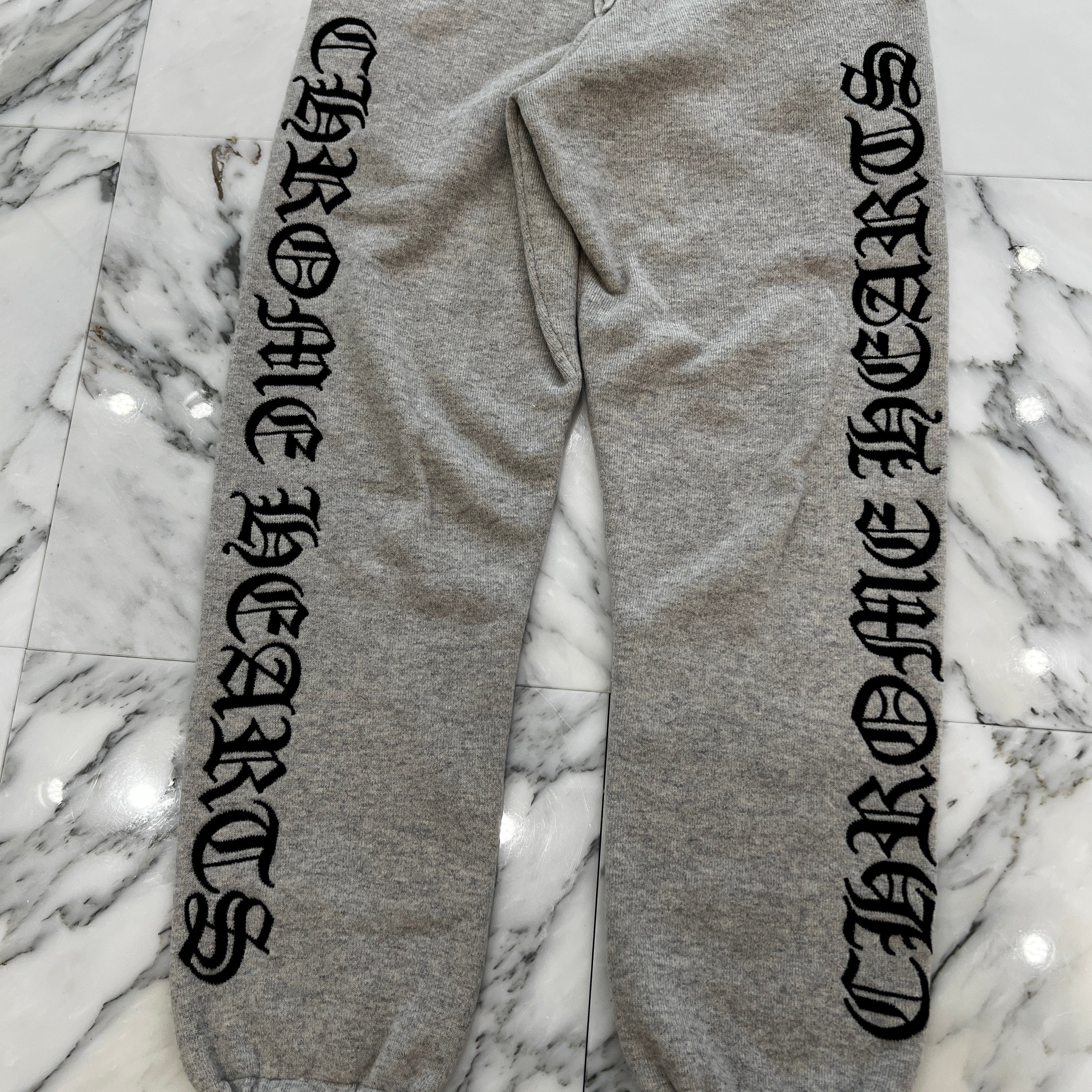 CHROME HEARTS Y NOT CH Embroidery Logo Cashmere Sweat Pants Size M クロムハーツ ワイノット CHロゴ 刺繍 カシミヤ スウェットパンツ ニットパンツ サイズM
