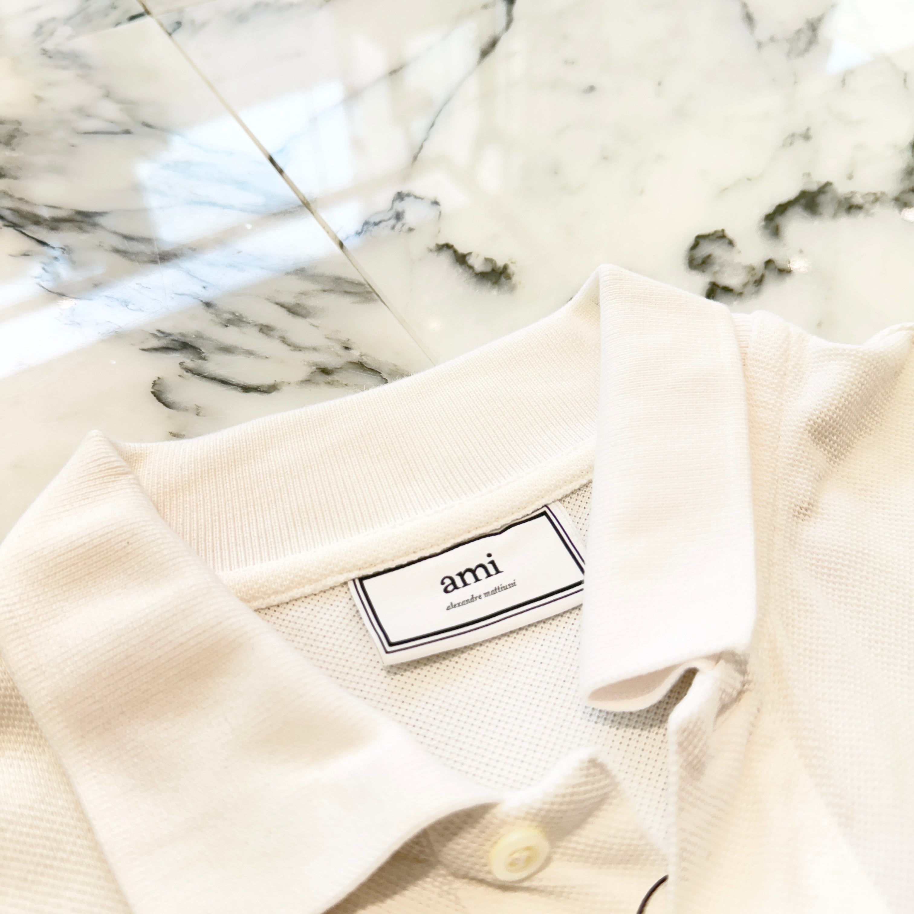 AMI PARIS 2021SS Ami De Coeur Organic Cotton Polo Shirt Size M アミパリス アミドゥクール オーガニック コットン ポロシャツ サイズM