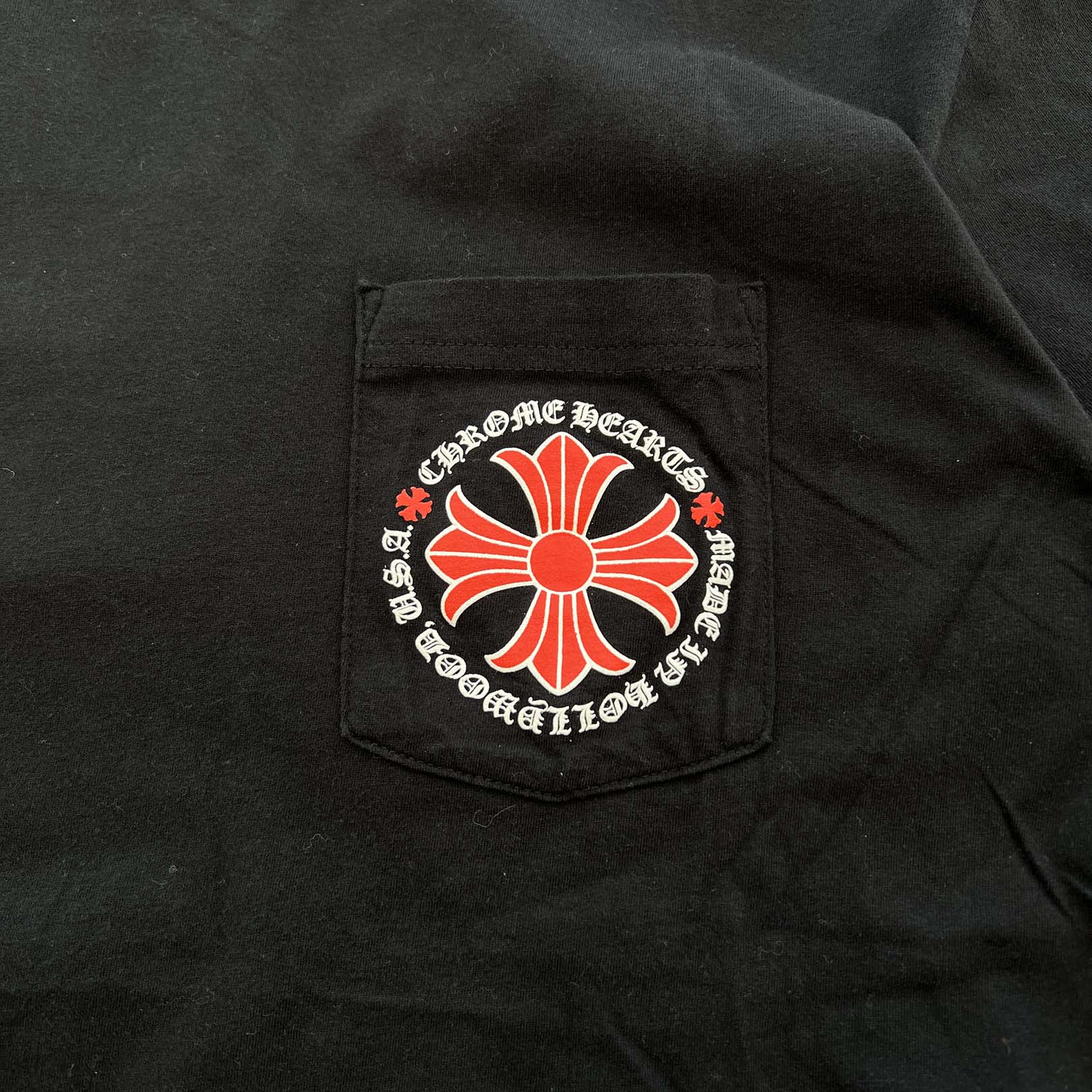 CHROME HEARTS Hollywood Limited Red CH Plus Horseshoe Tee Size XL クロムハーツ ハリウッド限定 レッド CHプラス ホースシュー Tシャツ サイズXL