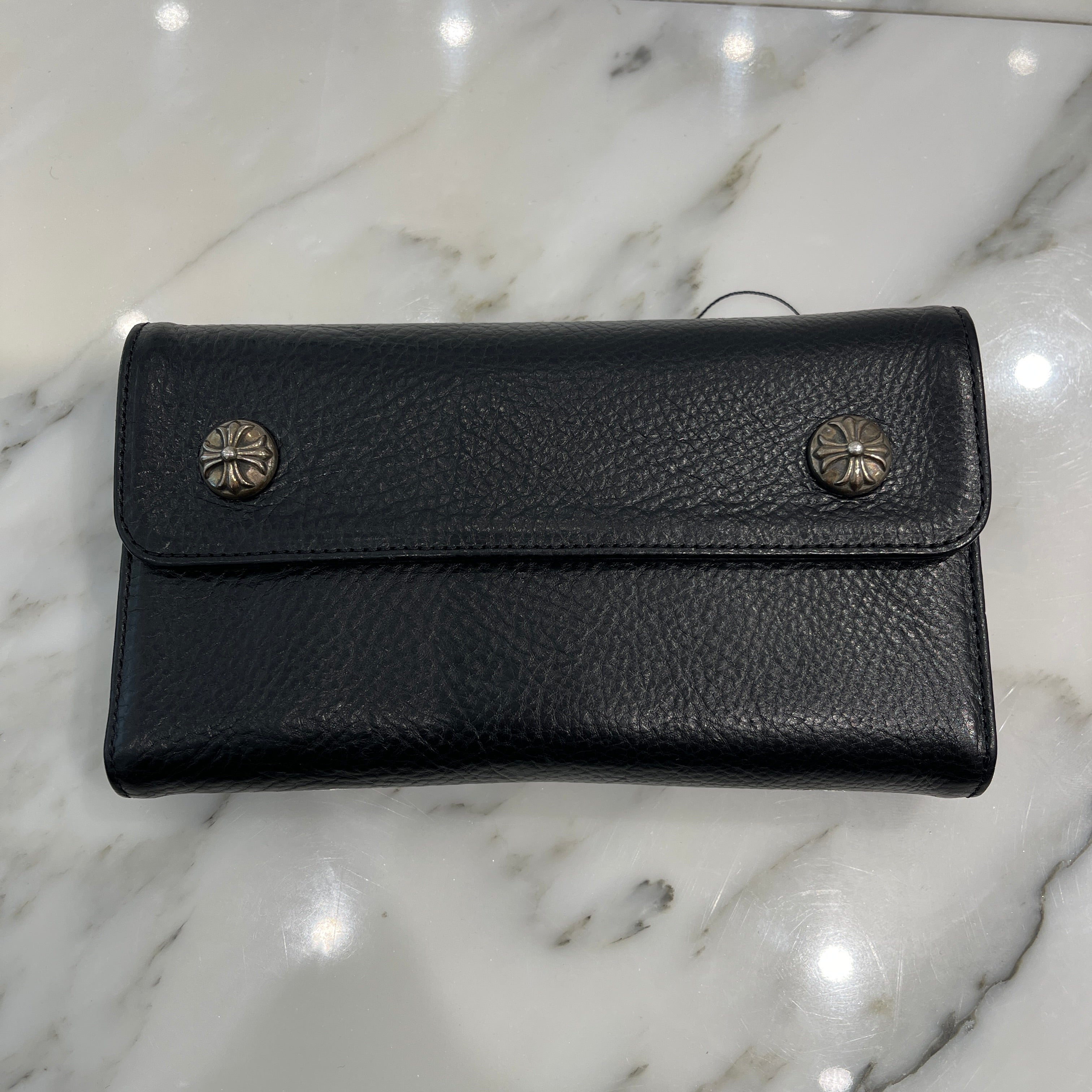 CHROME HEARTS Wave Cross Ball Wallet クロムハーツ ウェーブ クロスボール ウォレット