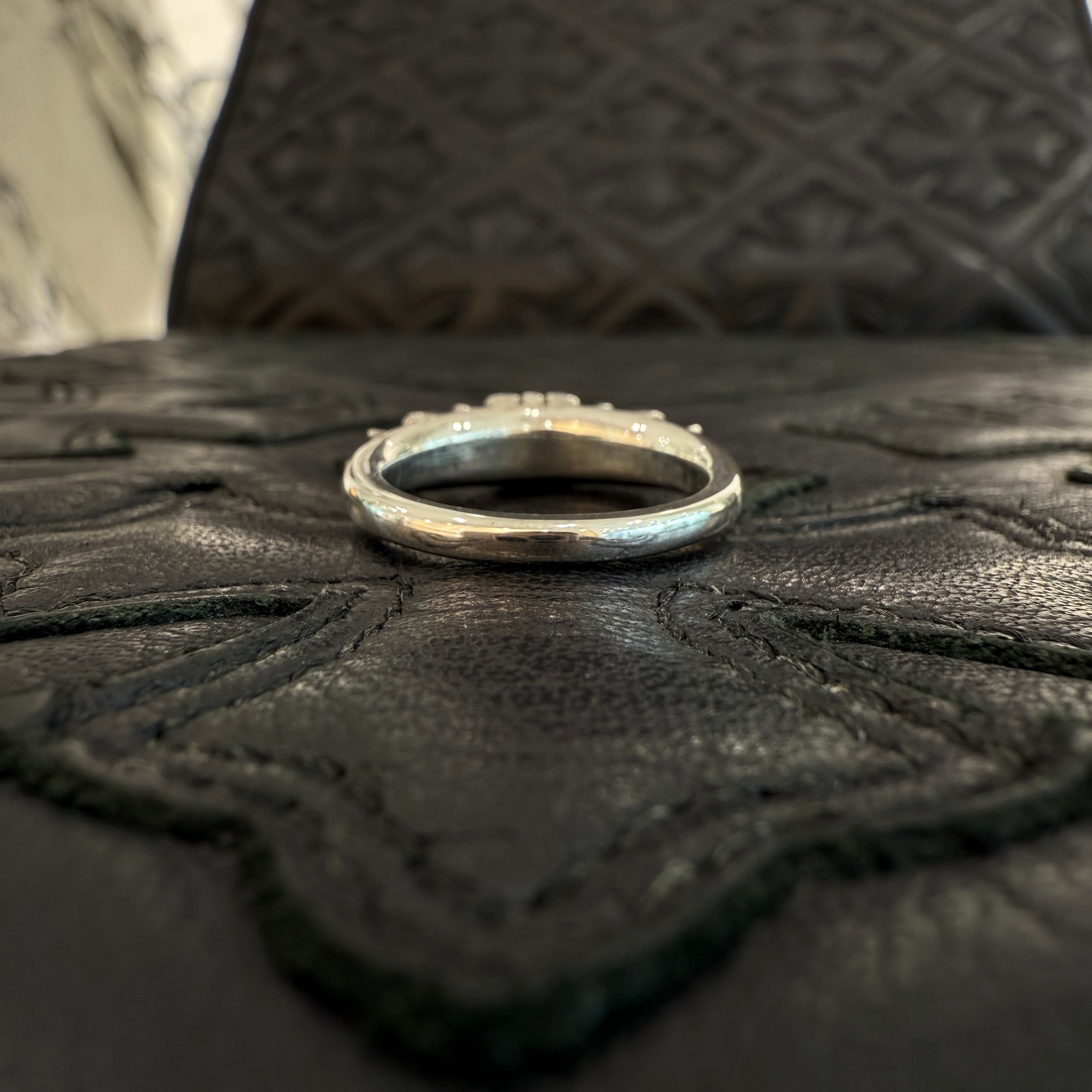 CHROME HEARTS Baby Classic Floral Cross Ring 13.5号 クロムハーツ ベイビークラシック フローラルクロス リング サイズ13.5号