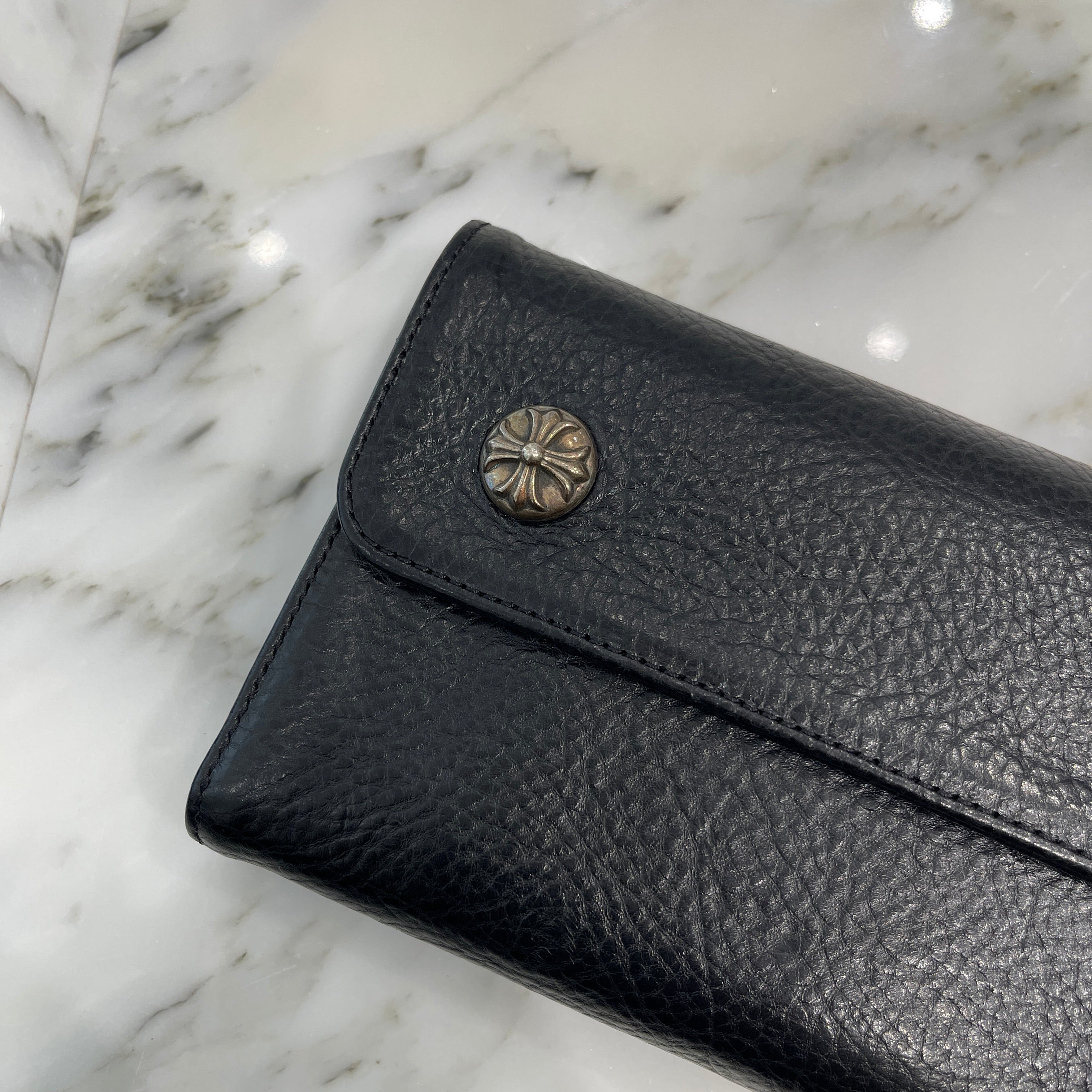 CHROME HEARTS Wave Cross Ball Wallet クロムハーツ ウェーブ クロスボール ウォレット