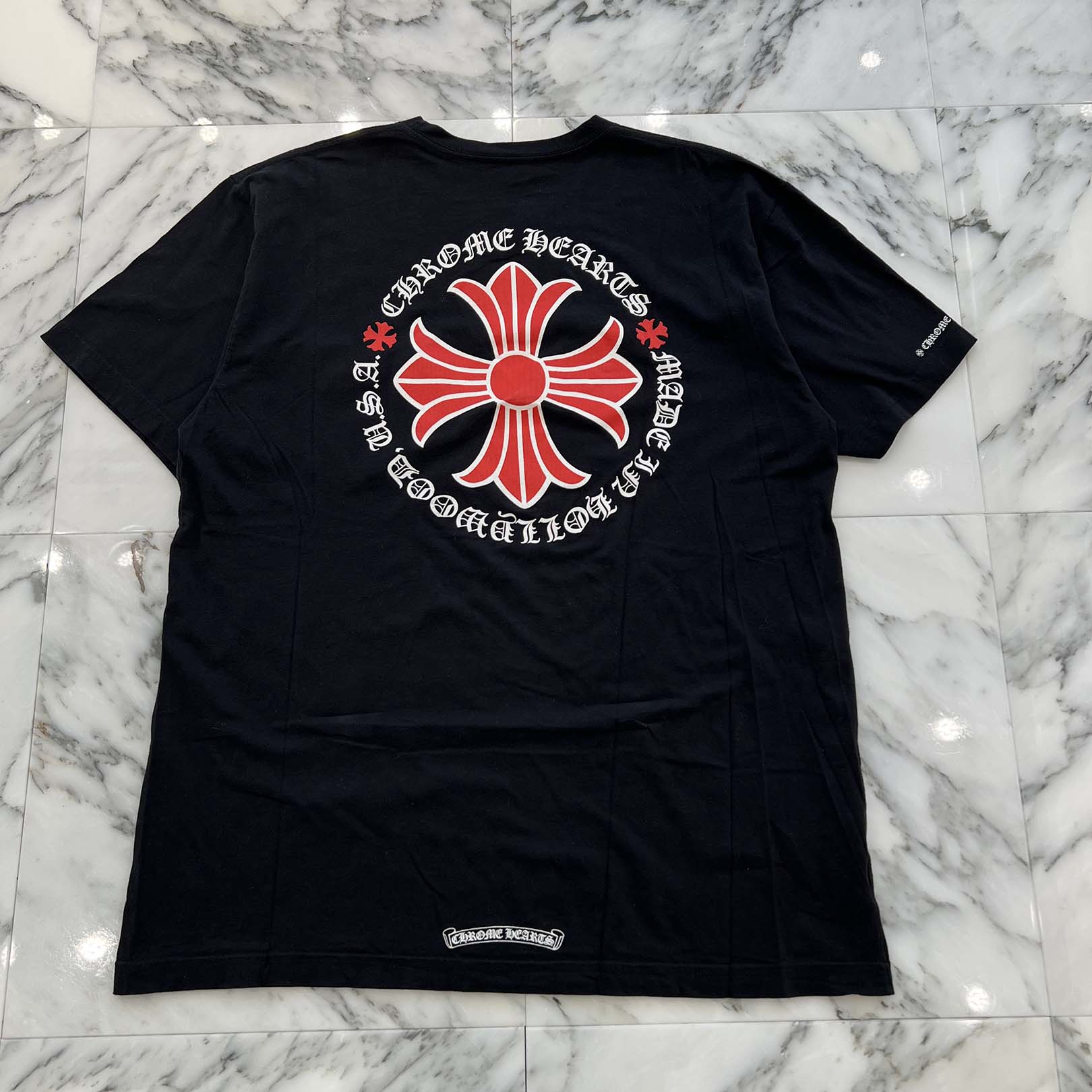 CHROME HEARTS Hollywood Limited Red CH Plus Horseshoe Tee Size XL クロムハーツ ハリウッド限定 レッド CHプラス ホースシュー Tシャツ サイズXL