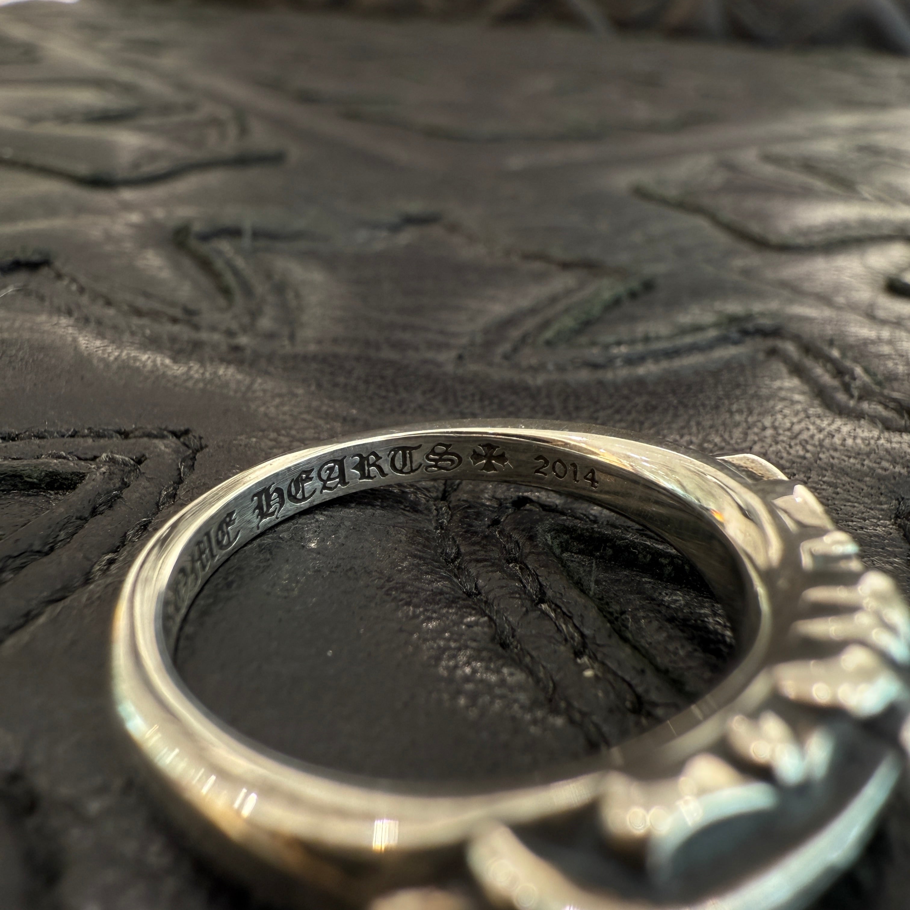 CHROME HEARTS Baby Classic Floral Cross Ring 13.5号 クロムハーツ ベイビークラシック フローラルクロス リング サイズ13.5号