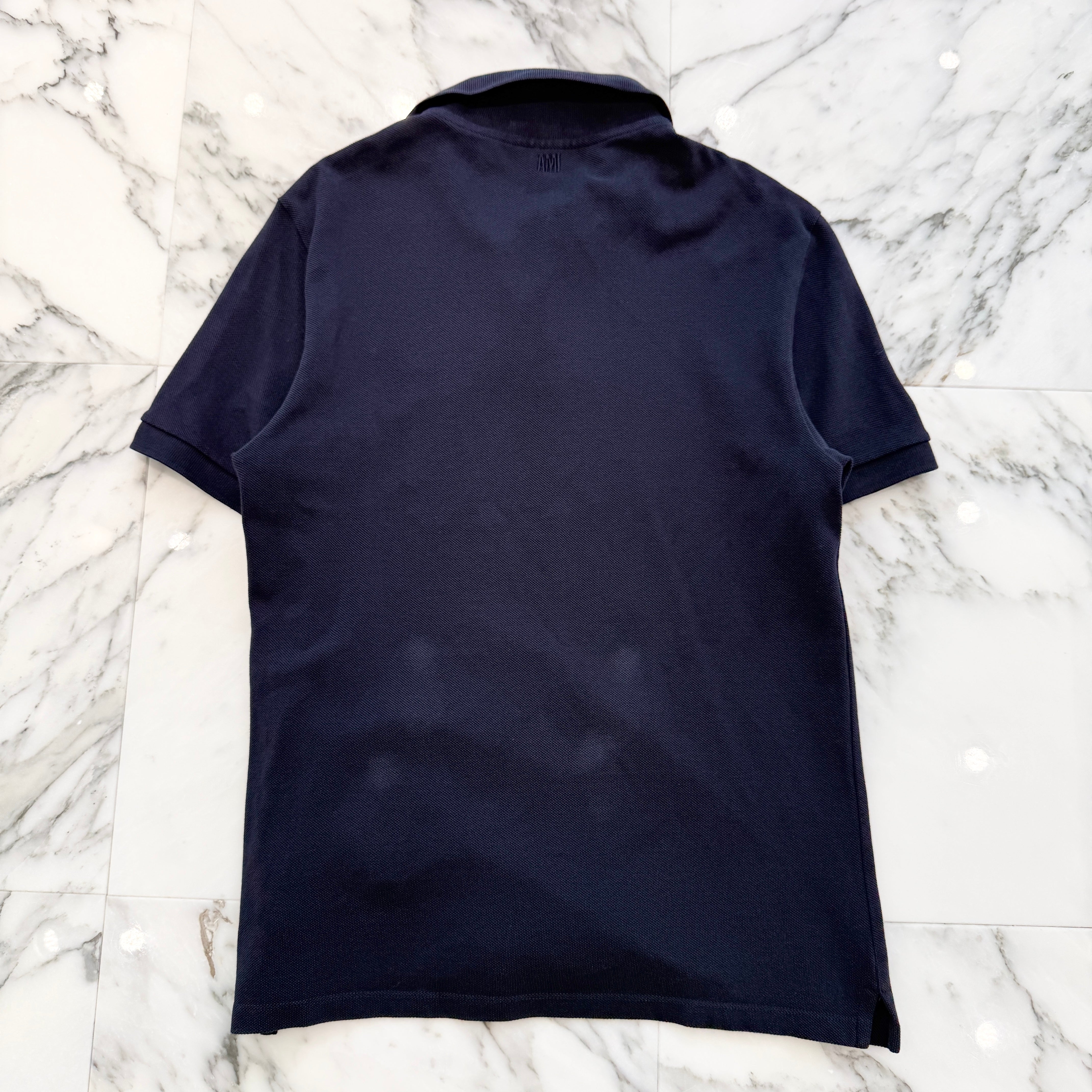 AMI PARIS 2021SS Ami De Coeur Organic Cotton Polo Shirt Size M
