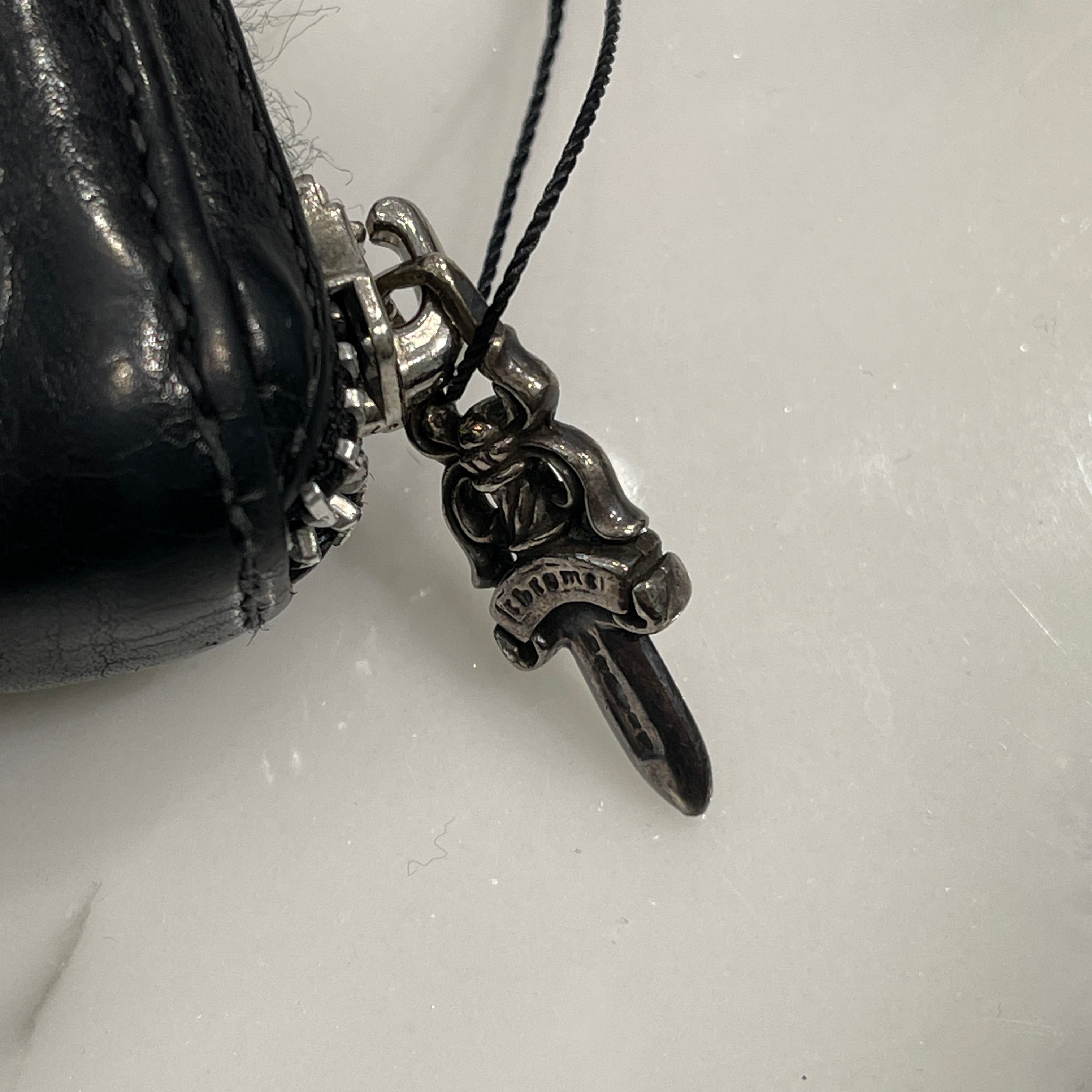 CHROME HEARTS 3 Cemetery Leather Cross Patch F Zip Wallet クロムハ―ツ 3 セメタリー レザークロスパッチ Fジップ ウォレット