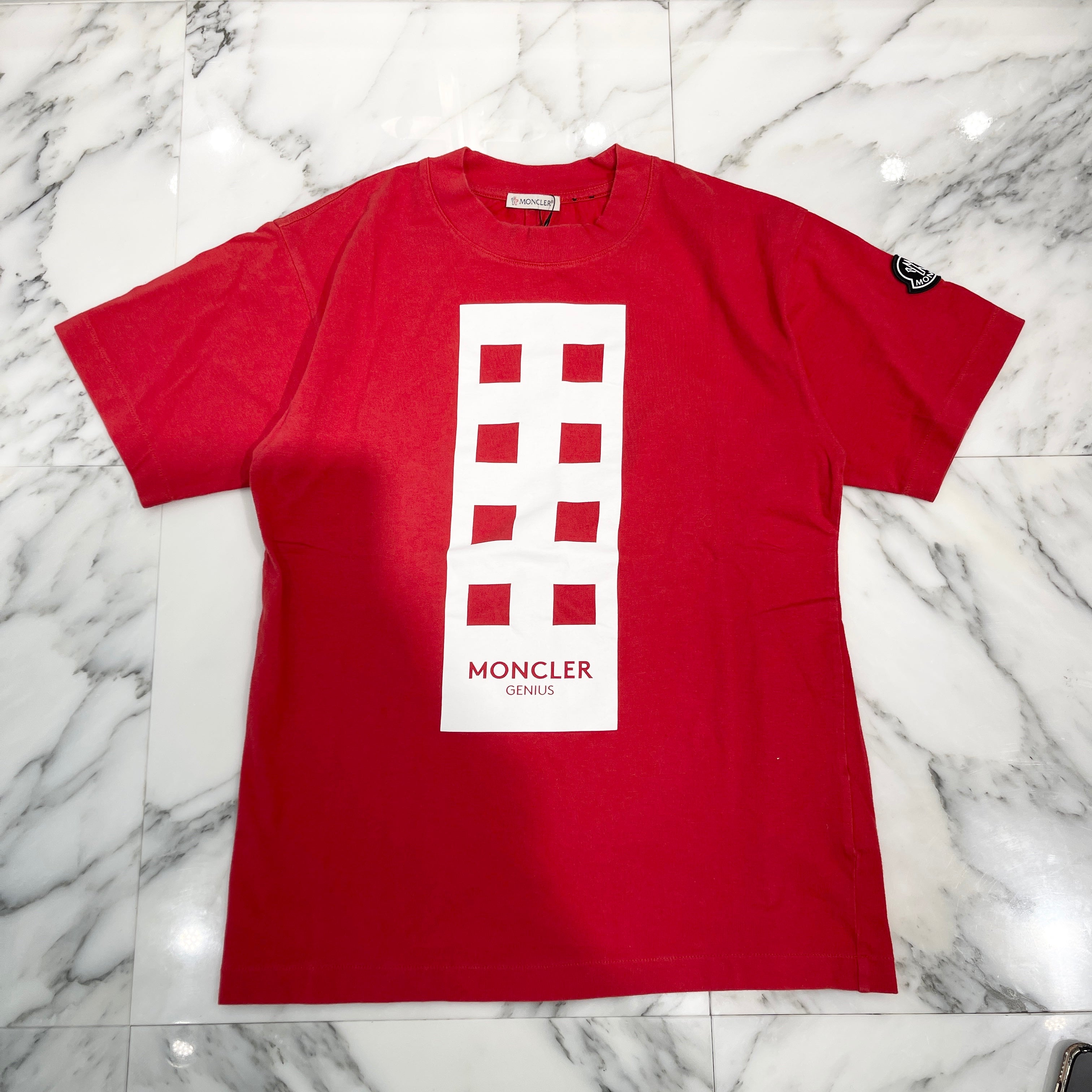 MONCLER × Palm Angels 2018AW GENIUS Tee D20968002750 8391R Size S モンクレール × パームエンジェルス ジーニアス Tシャツ サイズS