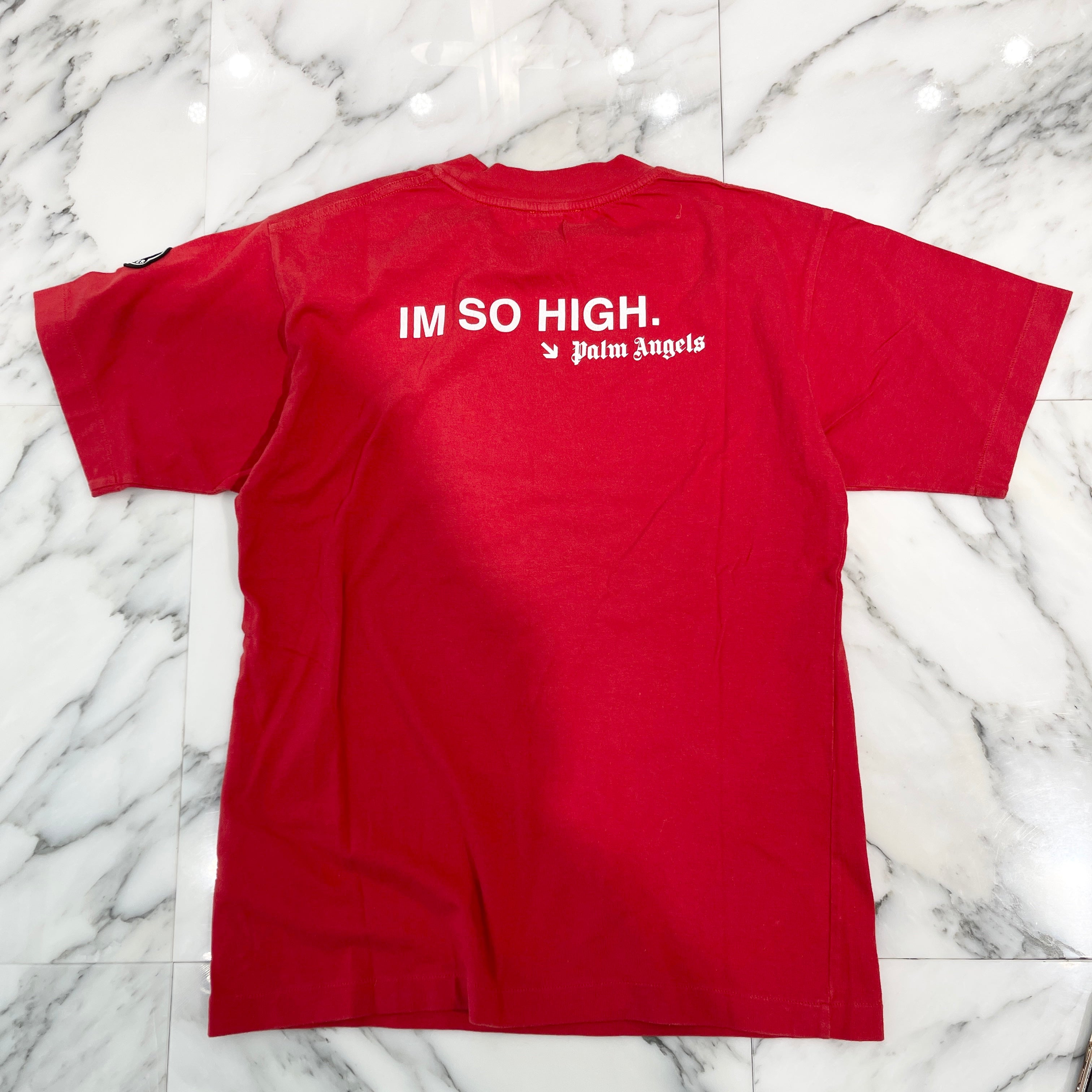 MONCLER × Palm Angels 2018AW GENIUS Tee D20968002750 8391R Size S モンクレール × パームエンジェルス ジーニアス Tシャツ サイズS