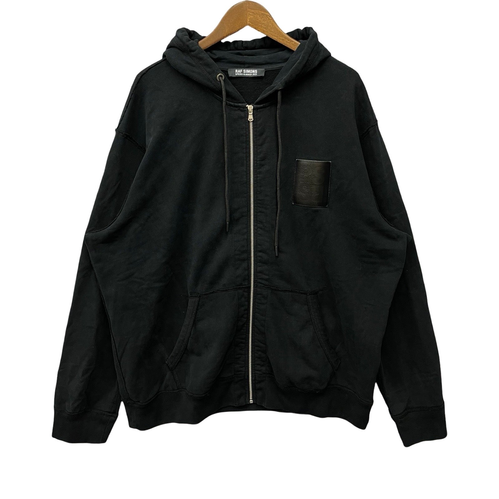 RAF SIMONS 2023SS Graphic Zip Hoodie 231-191 19004-0099 Size L