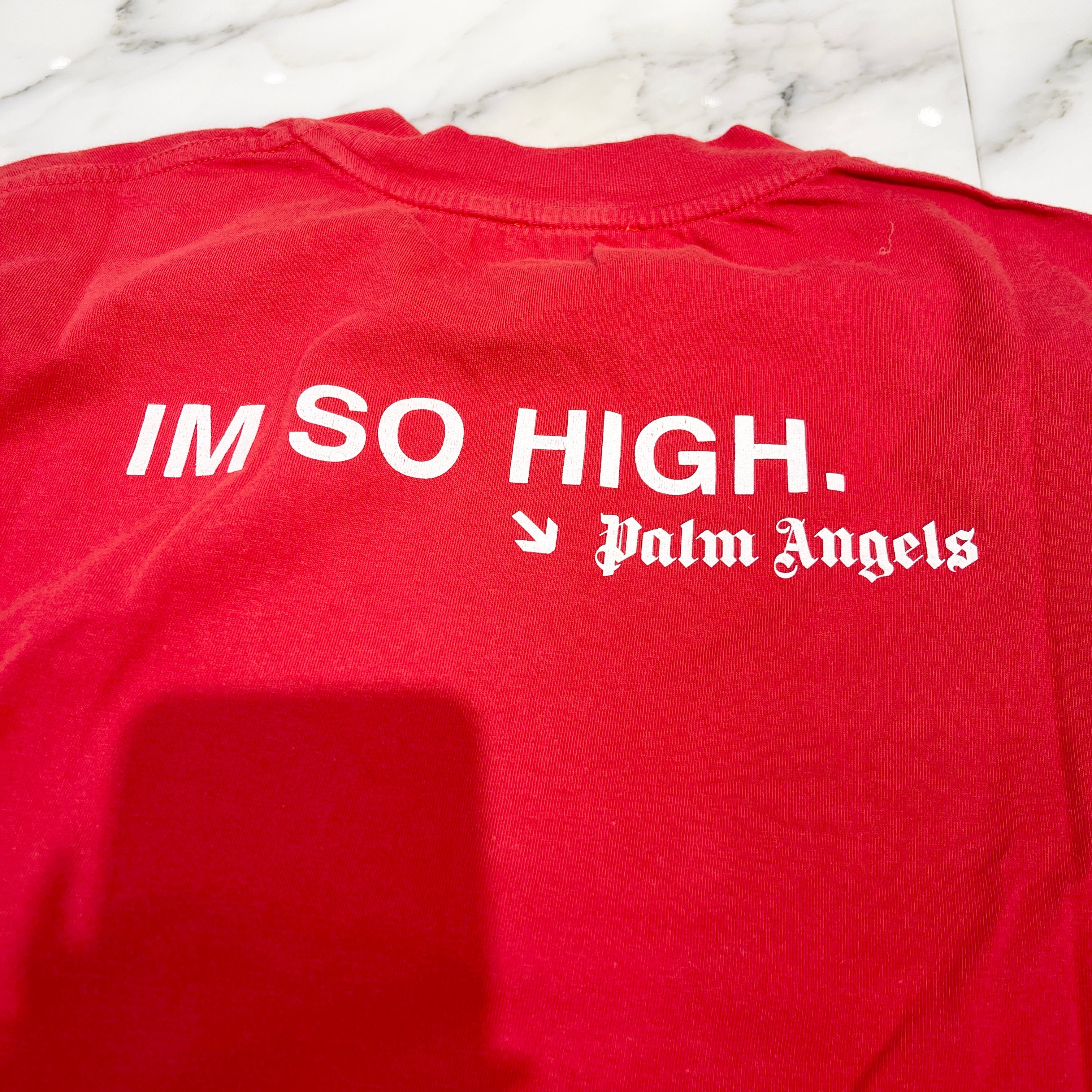 MONCLER × Palm Angels 2018AW GENIUS Tee D20968002750 8391R Size S モンクレール × パームエンジェルス ジーニアス Tシャツ サイズS