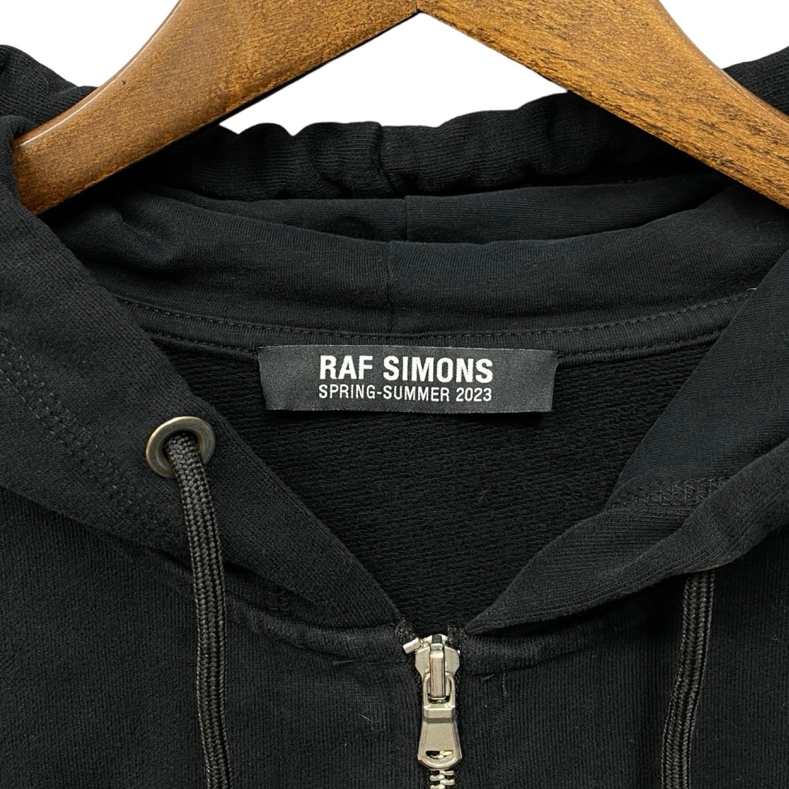 RAF SIMONS 2023SS Graphic Zip Hoodie 231-191 19004-0099 Size L