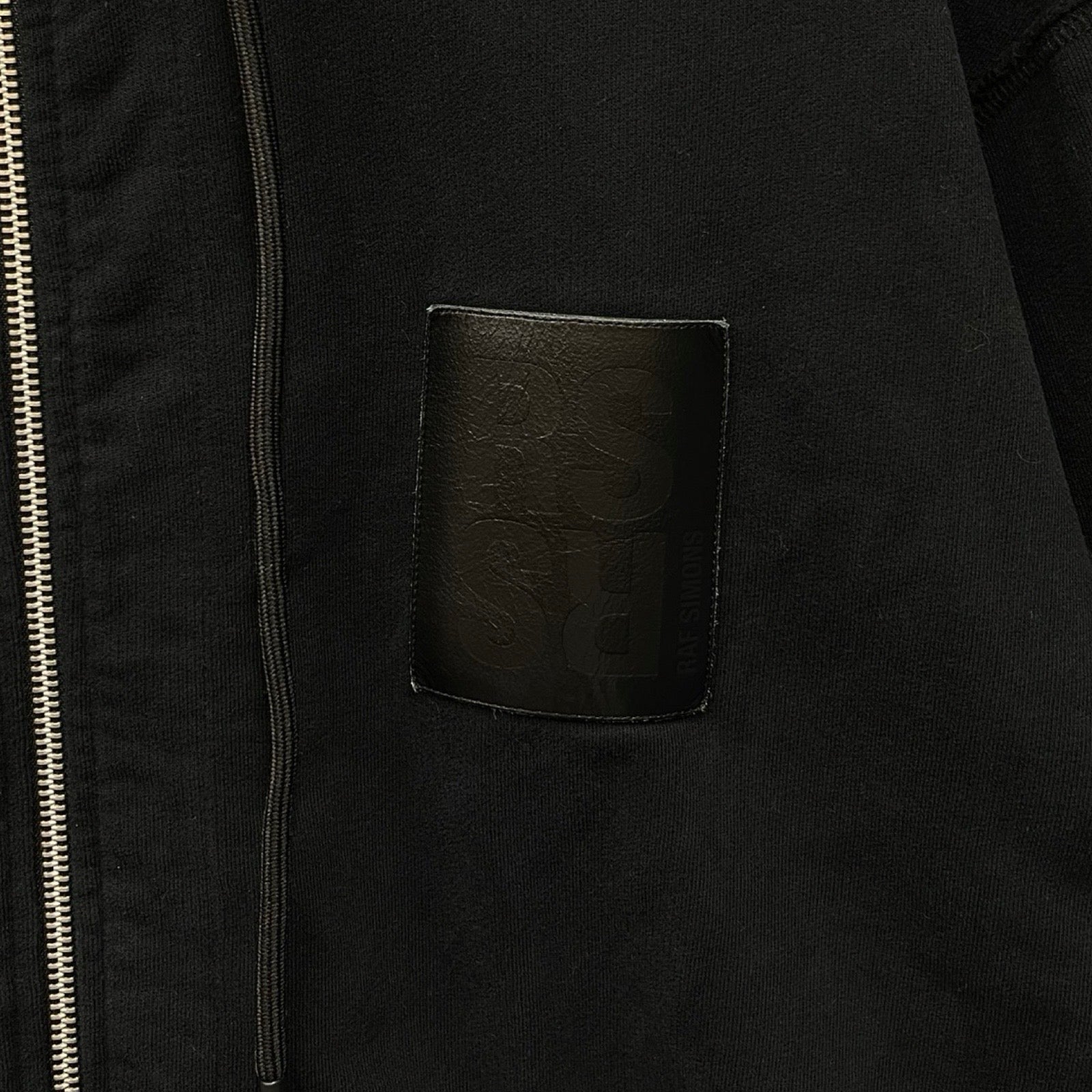 RAF SIMONS 2023SS Graphic Zip Hoodie 231-191 19004-0099 Size L