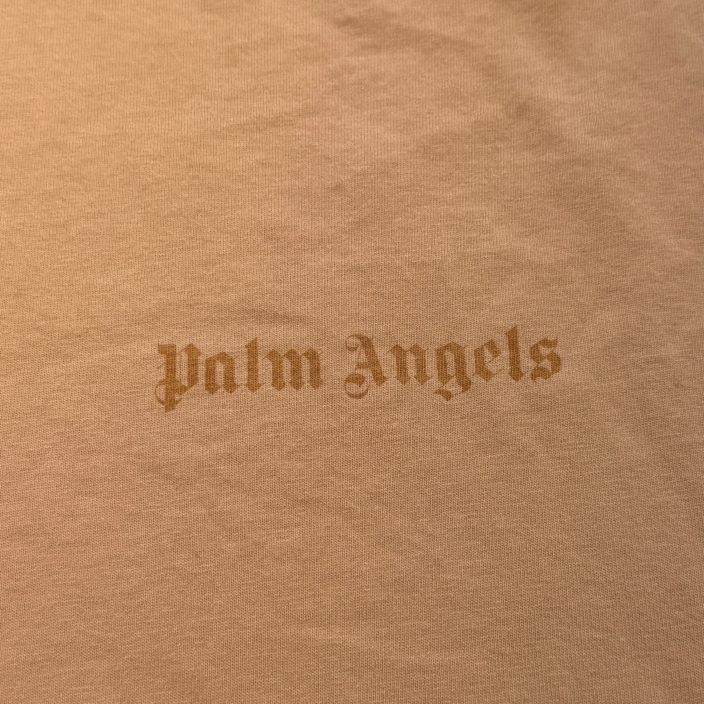 PALM ANGELS 2023SS GD Reverse Logo Tee PMAA001S23JER004 Size XL パームエンジェルス GD リバース ロゴ Tシャツ サイズXL