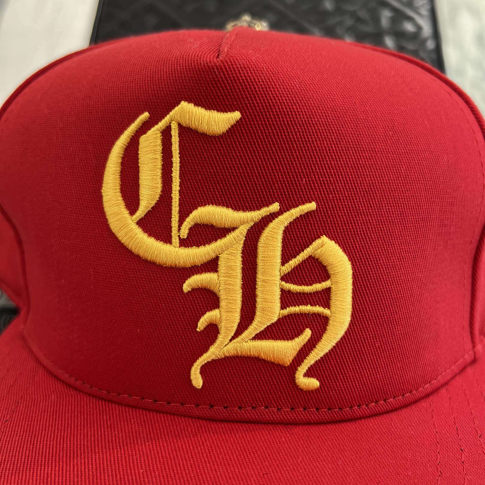 CHROME HEARTS CH Logo Embroidery Trucker Cap Size ONE SIZE (53-60) クロムハーツ CHロゴ刺繍 トラッカーキャップ サイズONE SIZE (53-60)