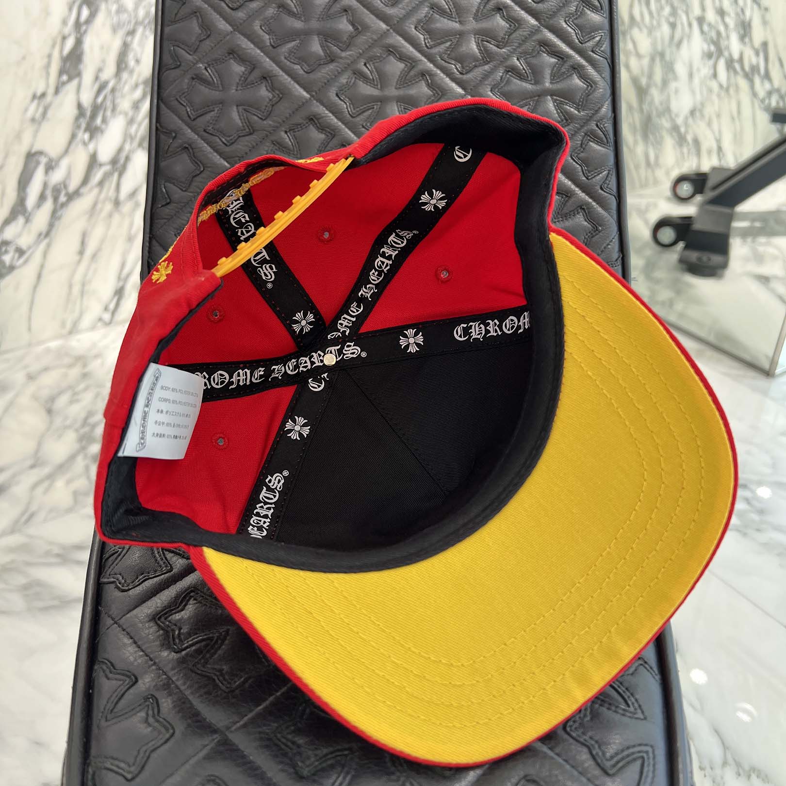 CHROME HEARTS CH Logo Embroidery Trucker Cap Size ONE SIZE (53-60) クロムハーツ CHロゴ刺繍 トラッカーキャップ サイズONE SIZE (53-60)