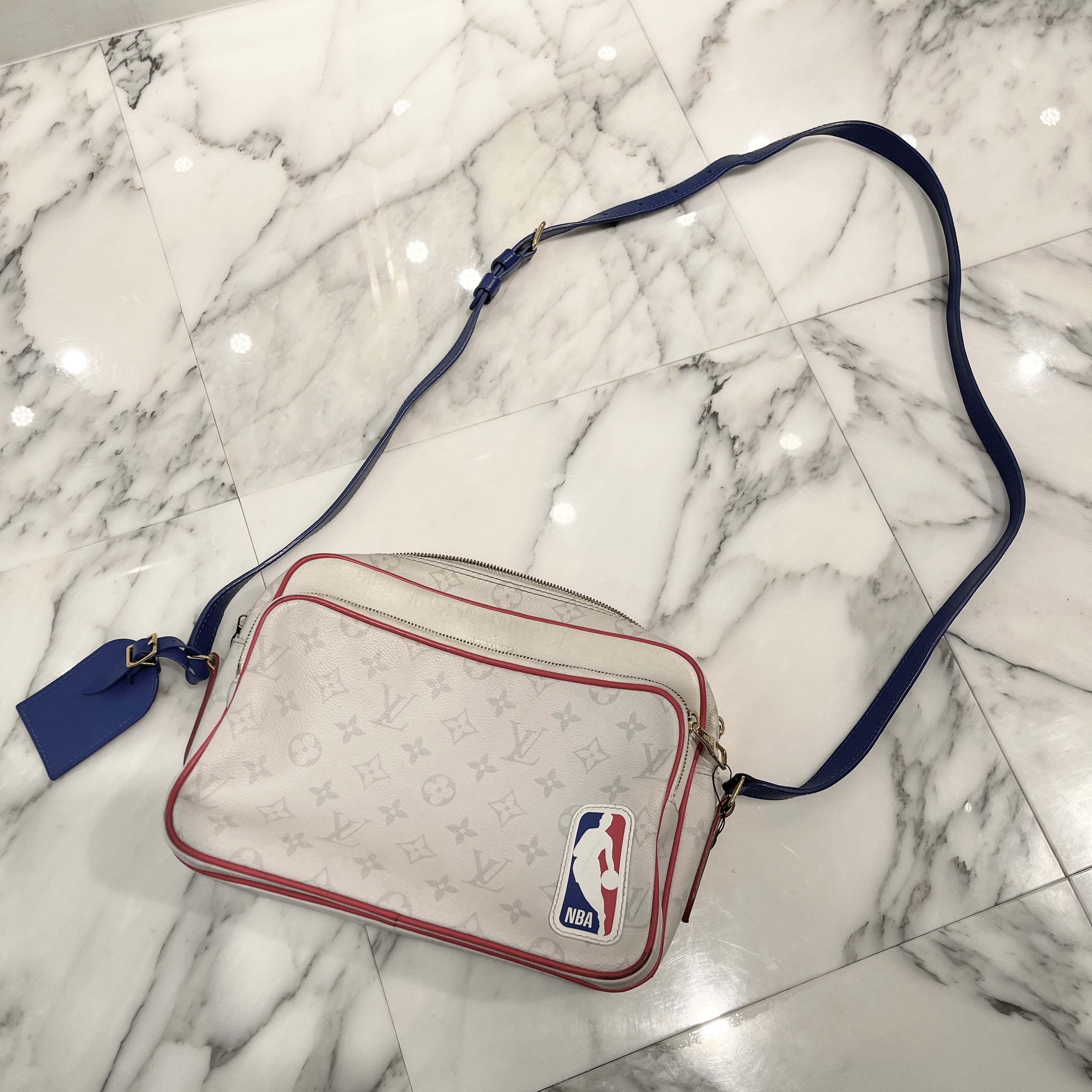 LOUIS VUITTON 2021SS NBA Nile Messenger PM Shoulder Bag M45583 ルイヴィトン NBA ナイル メッセンジャーPM ショルダーバッグ