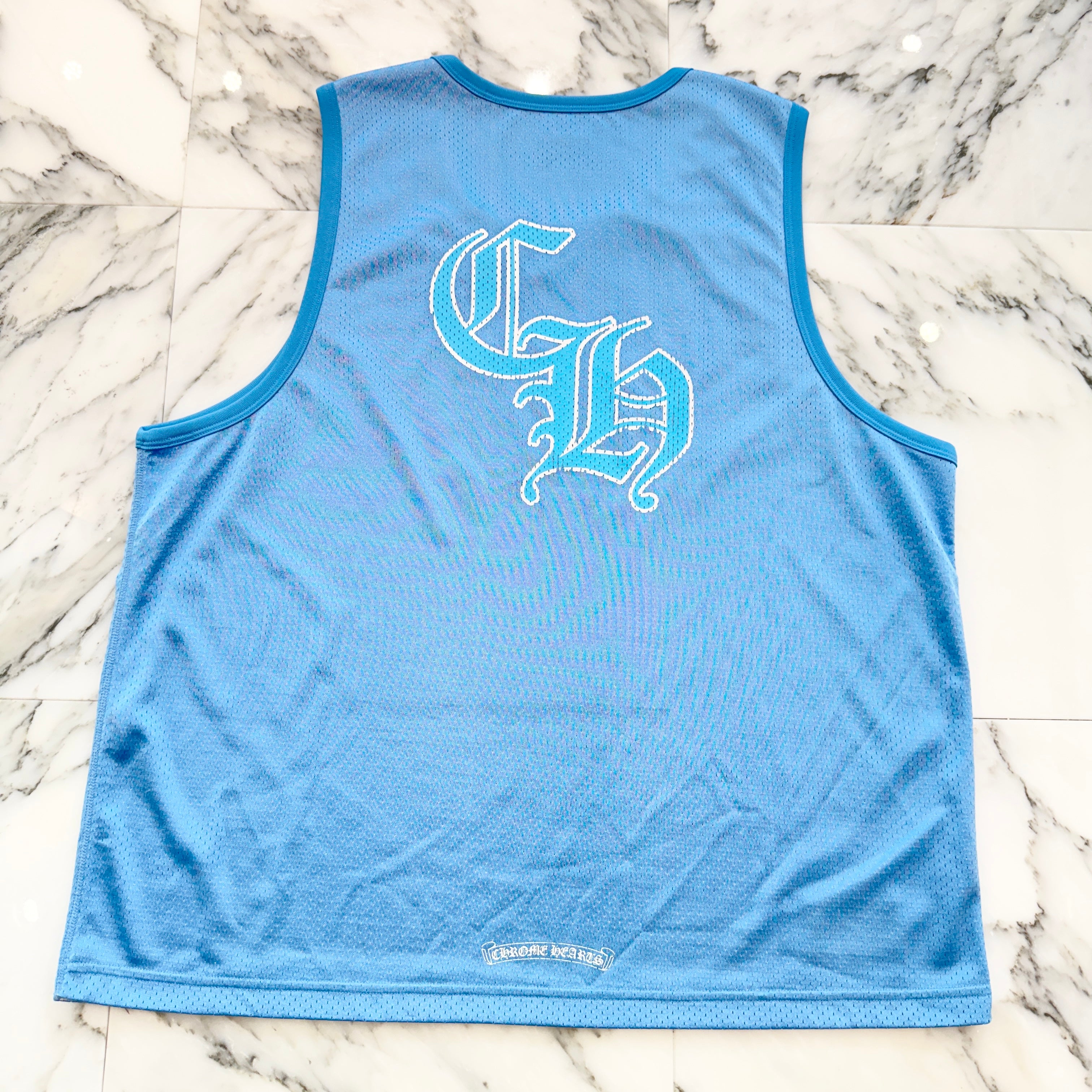 CHROME HEARTS Mesh Warm Up Jersey Size L クロムハーツ メッシュウォームアップジャージー サイズL