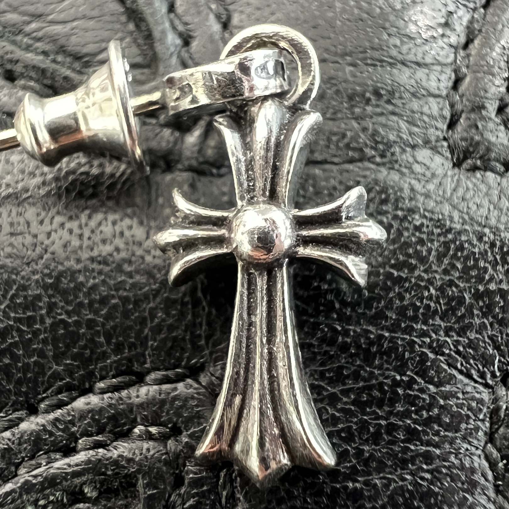 CHROME HEARTS BABY FAT CROSS Earring クロムハーツ ベイビーファットクロス ピアス