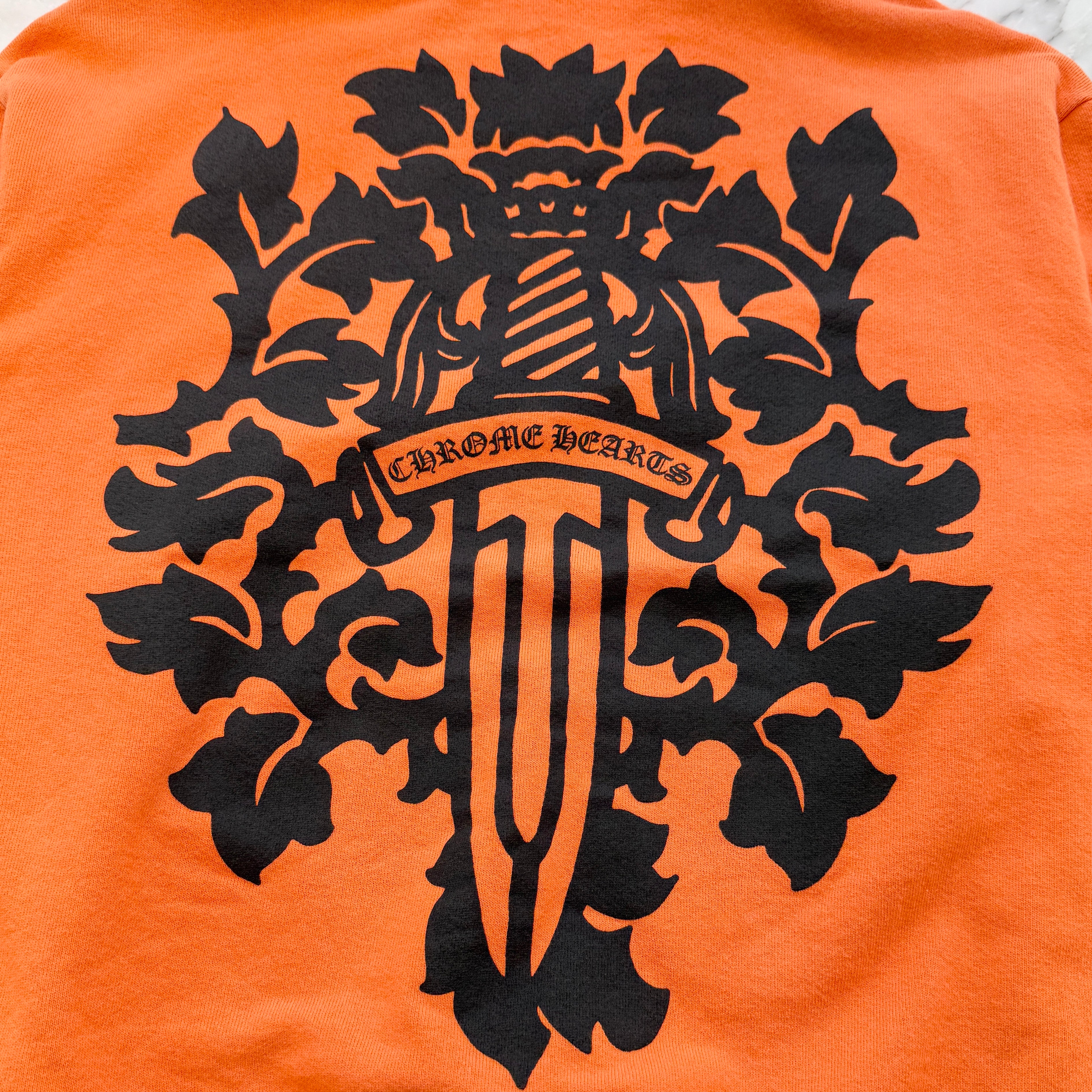 CHROME HEARTS USA Limited Vine Dagger Print Pullover Hoodie Size M クロムハーツ USA限定 ヴァインダガー プリント プルオーバーフーディー サイズM