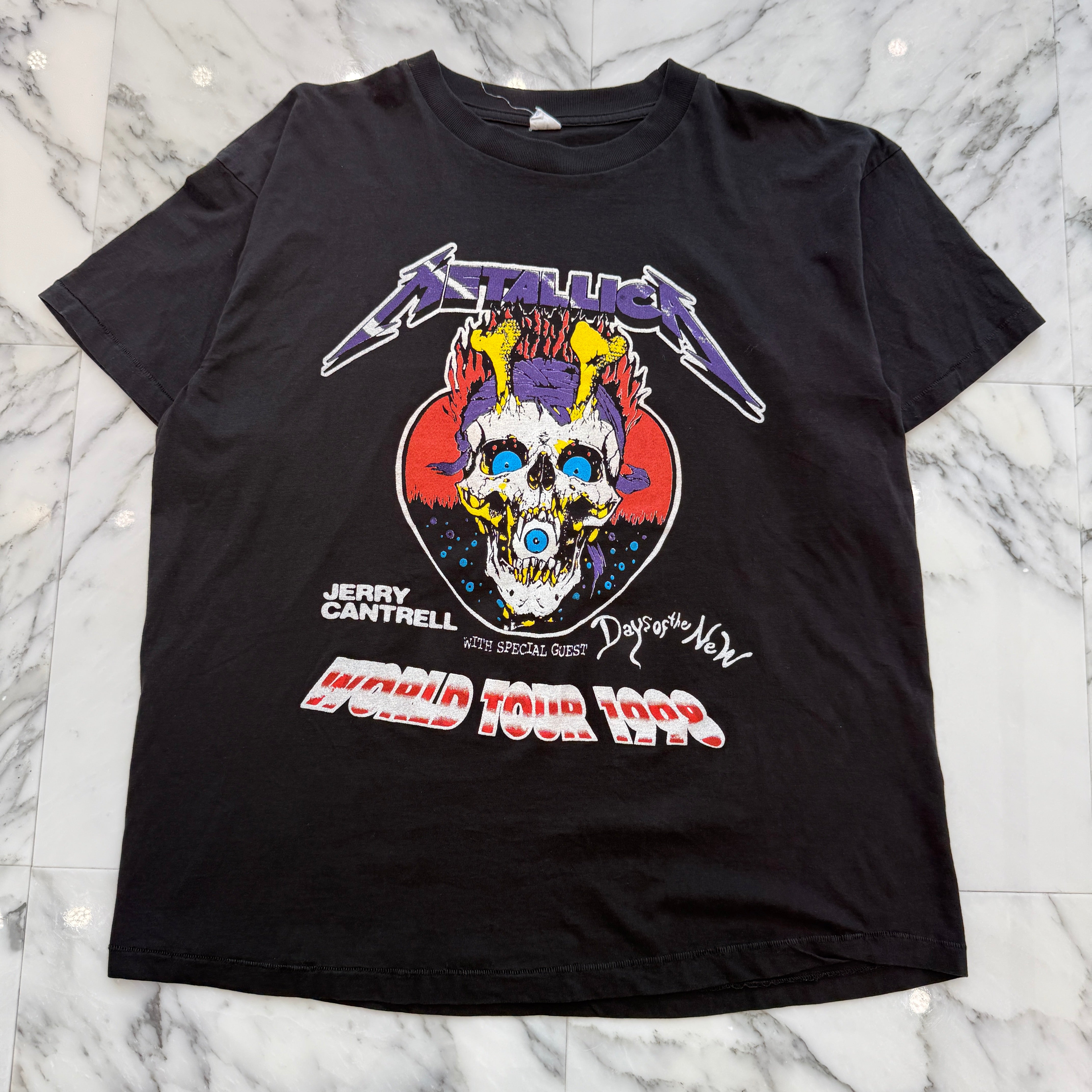 Vintage 90's METALLICA "WORLD TOUR 1998" S/S Tee Size XL 90's メタリカ "ワールドツアー1998" Tシャツ サイズXL