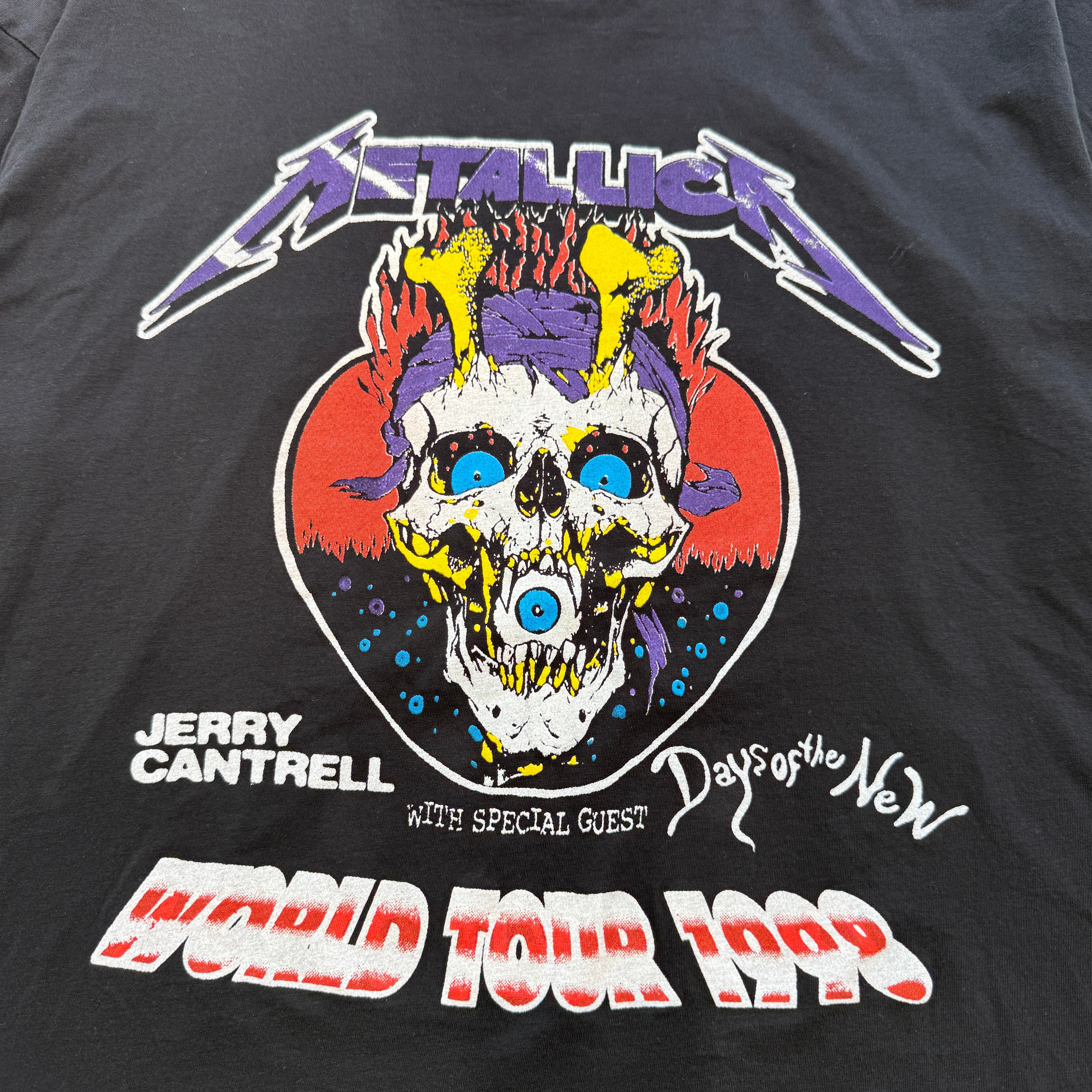 Vintage 90's METALLICA "WORLD TOUR 1998" S/S Tee Size XL 90's メタリカ "ワールドツアー1998" Tシャツ サイズXL