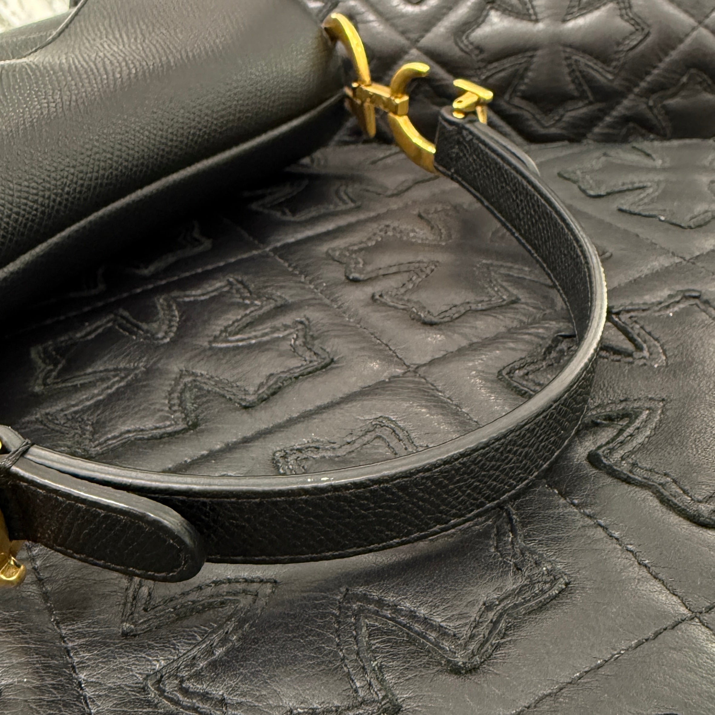 DIOR 2024AW Mini Saddle Bag Grained Calfskin "Black" M0456CBAA ディオール ミニ サドルバッグ グレインド カーフスキン "ブラック"