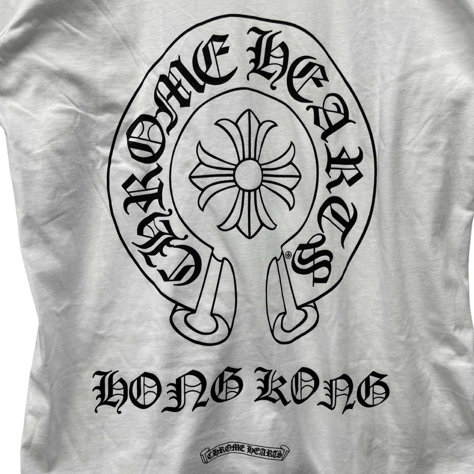 CHROME HEARTS Hong Kong Horseshoe Tee Size L