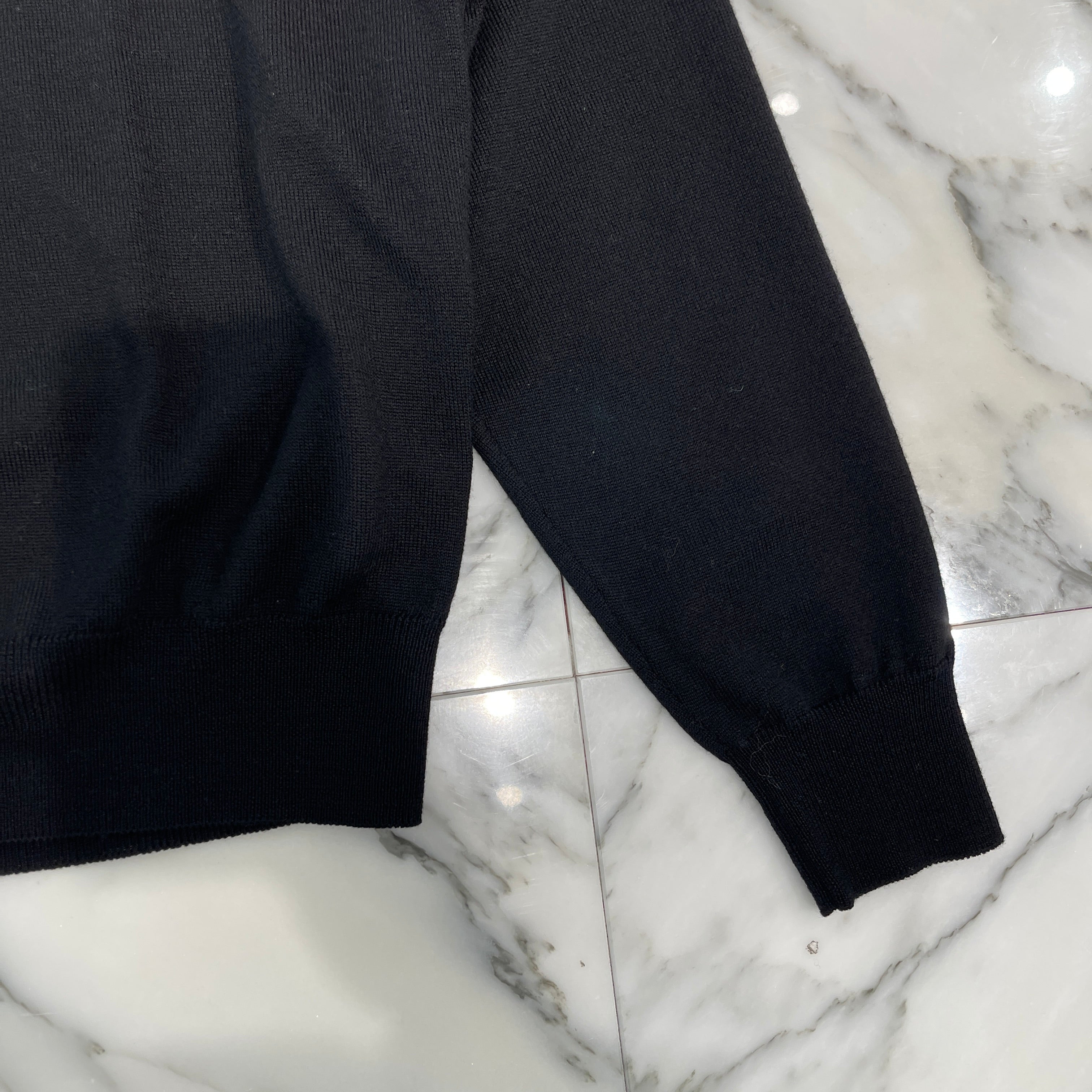 GIVENCHY Thunder Print Wool Knit Sweater BM9041402Y Size XL ジバンシー サンダープリント ウール ニットセーター サイズXL