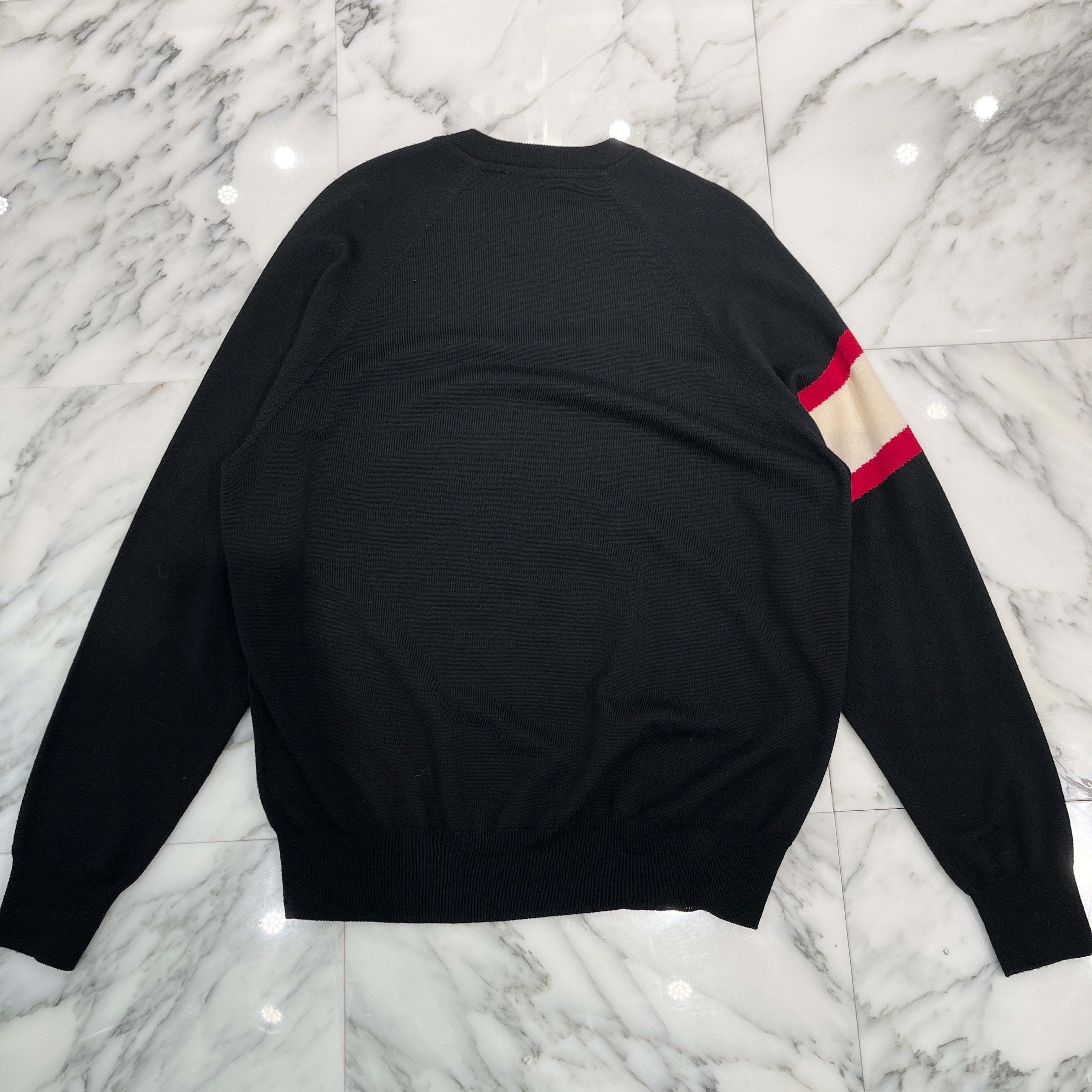 GIVENCHY Thunder Print Wool Knit Sweater BM9041402Y Size XL ジバンシー サンダープリント ウール ニットセーター サイズXL