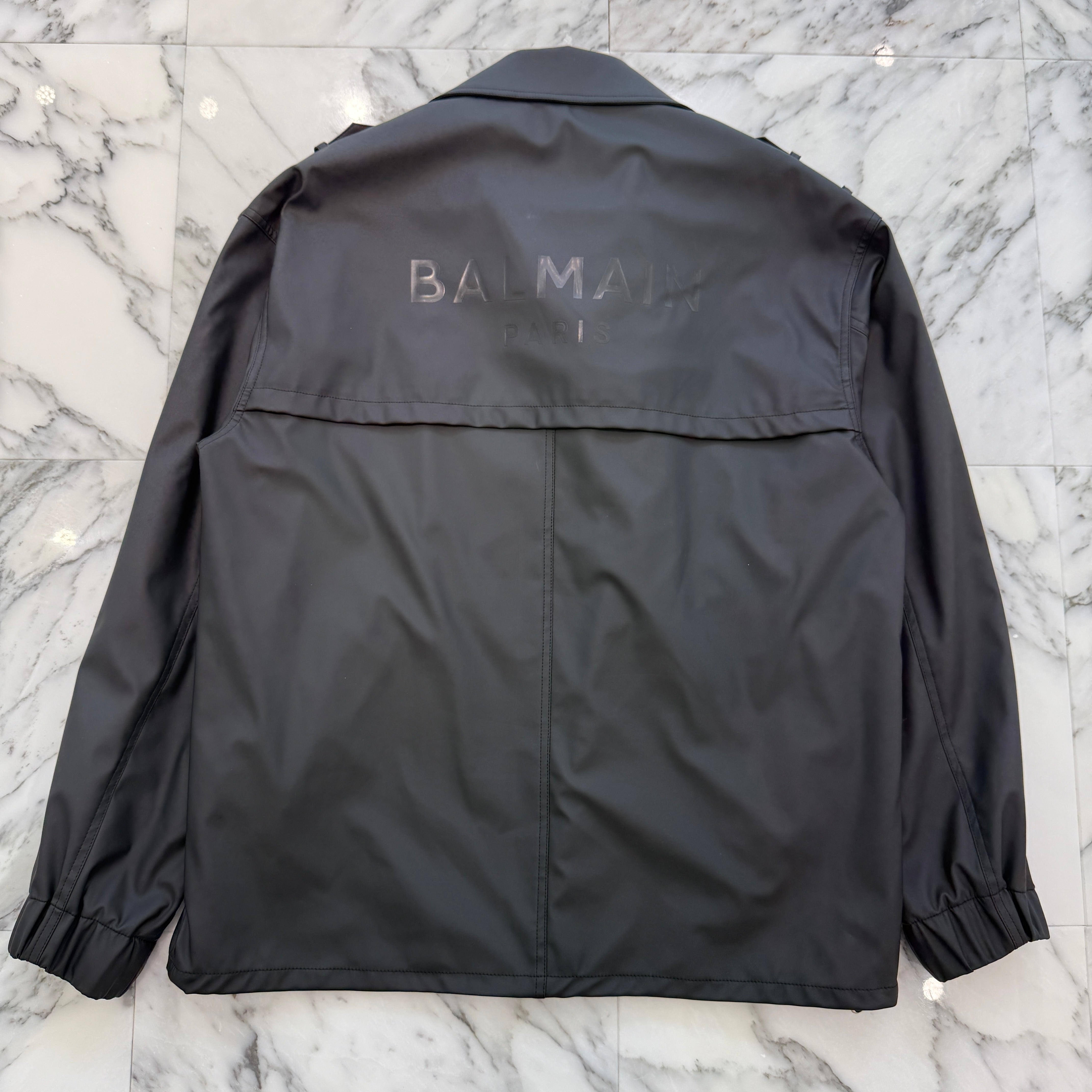 BALMAIN GIACCA BIKER Riders Jacket TG095XC03 Size 46 バルマン ジャッカバイカー ライダースジャケット サイズ46