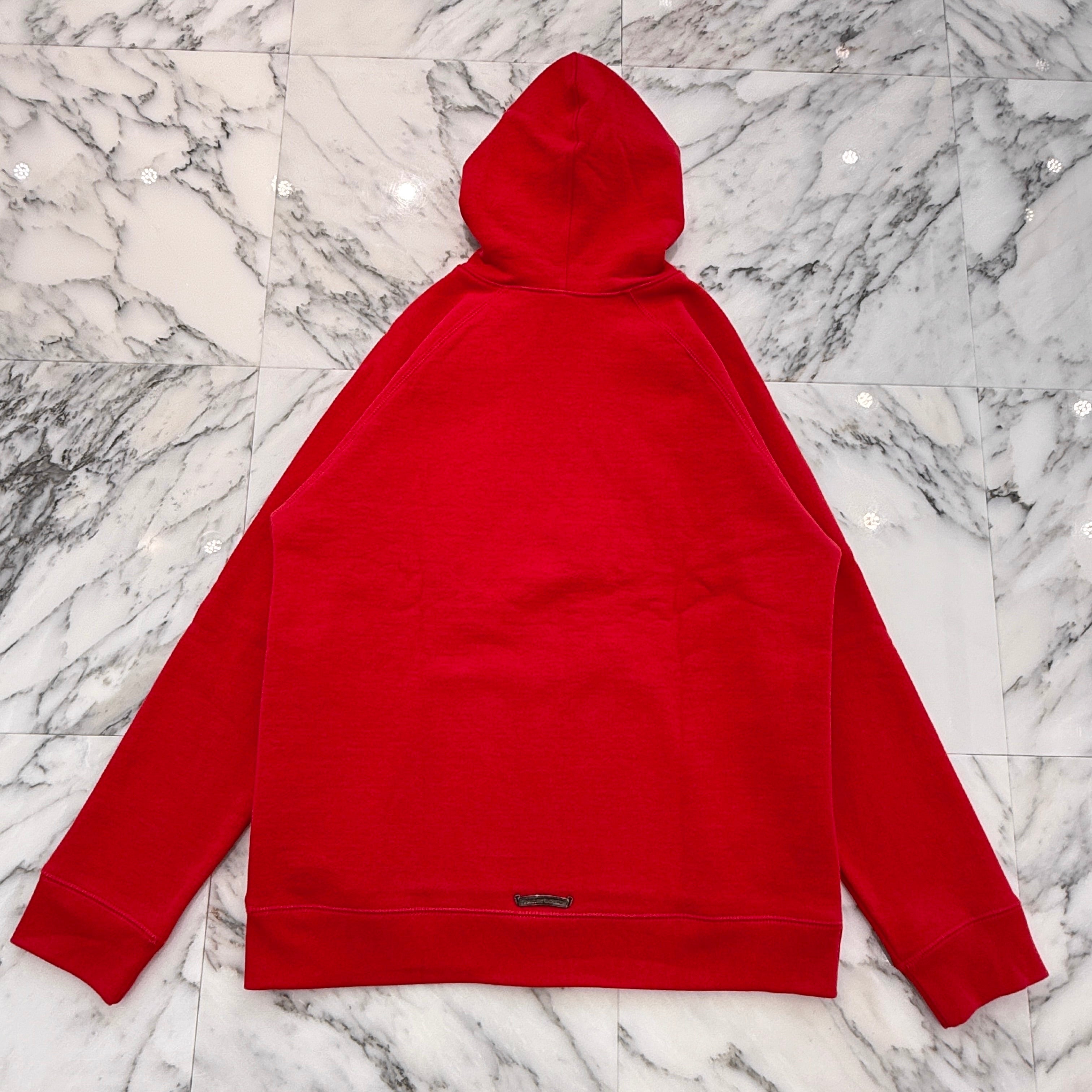 CHROME HEARTS Y NOT King Taco 3 Cemetery Cross Embroidery Pullover Hoodie Size M クロムハーツ ワイノット キングタコ 3 セメタリークロス 刺繍 プルオーバーフーディ サイズM