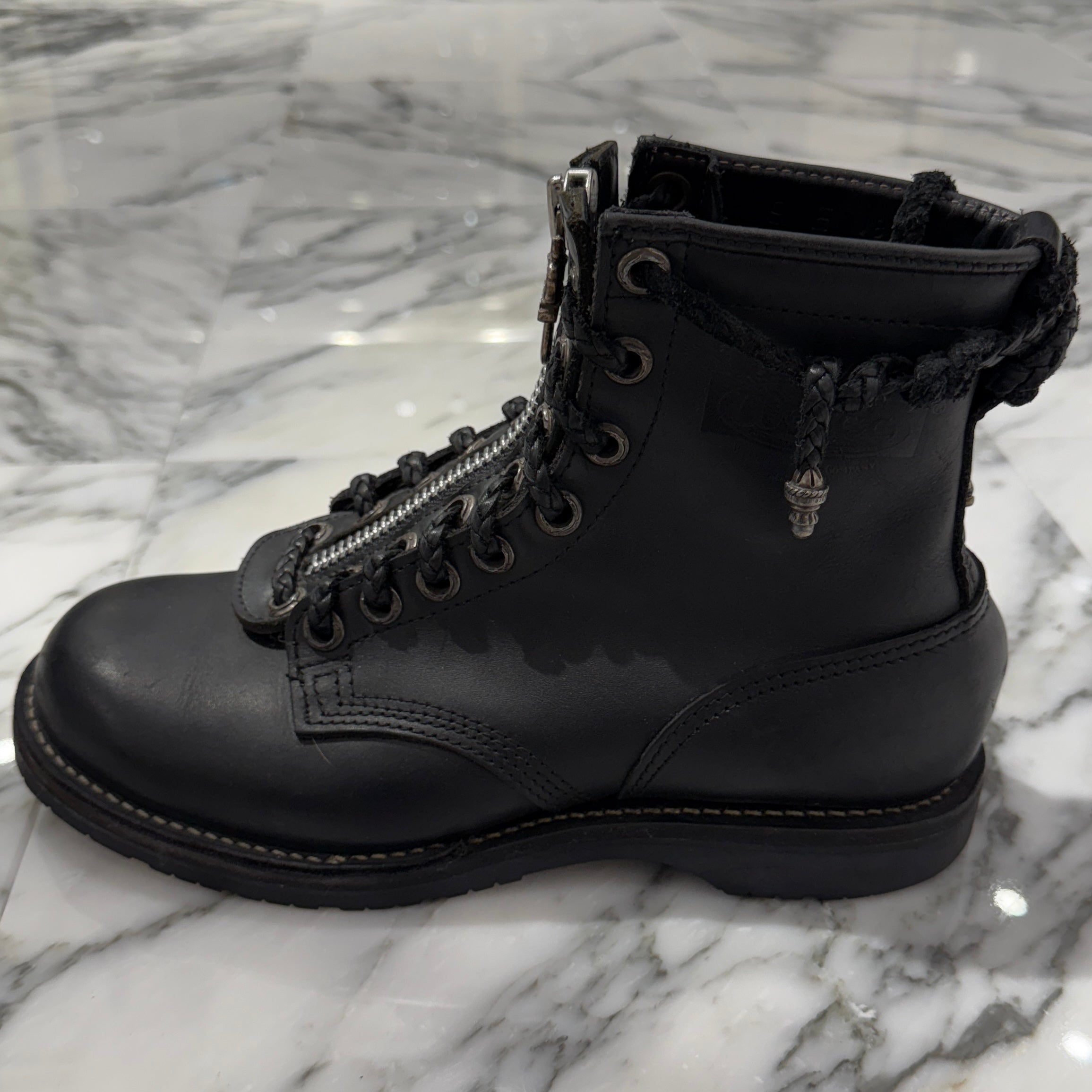 CHROME HEARTS × WESCO Custom JOBMASTER Leather Boots Size 9E(27cm) クロムハーツ × ウエスコ カスタム ジョブマスター レザーブーツ サイズ9E(27cm)