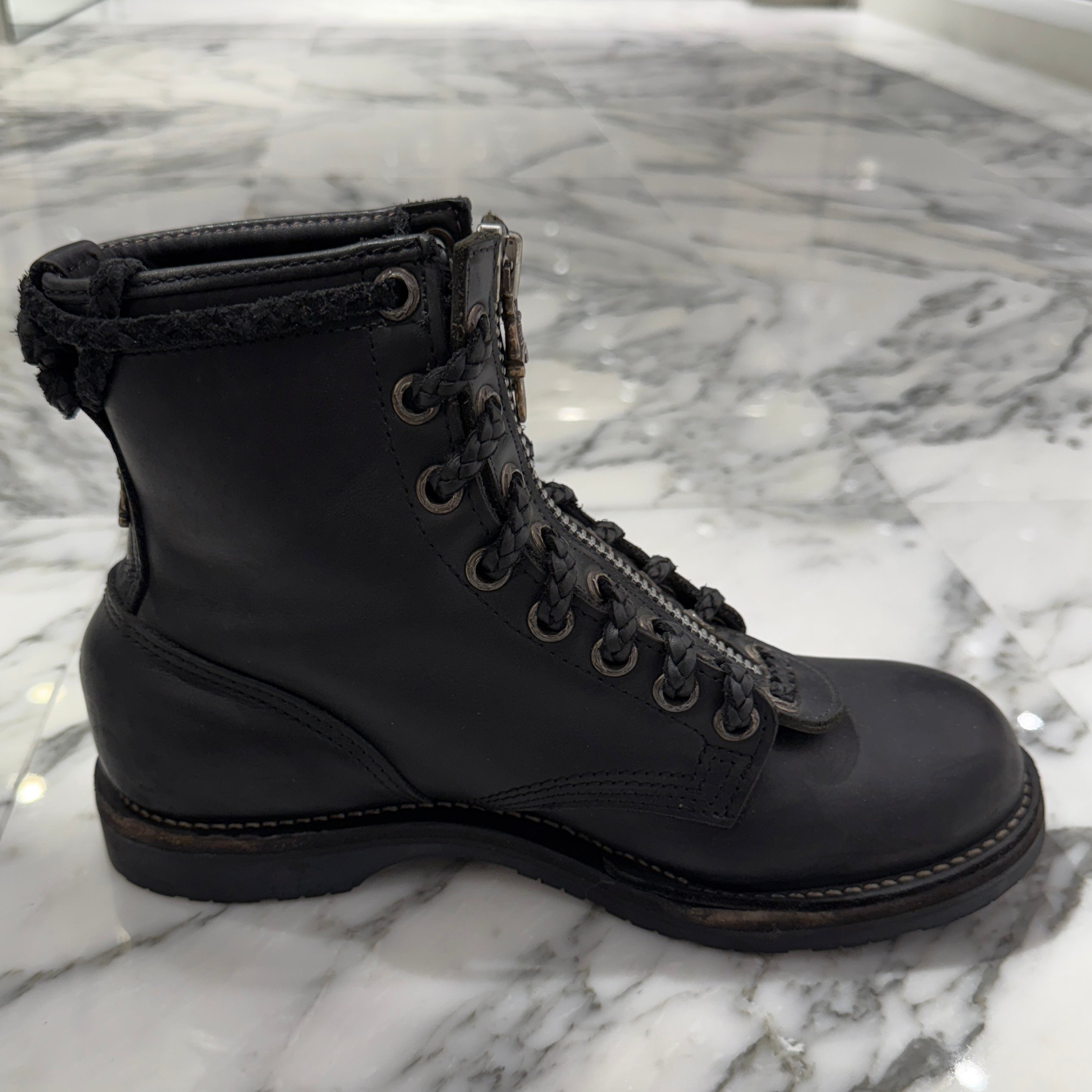CHROME HEARTS × WESCO Custom JOBMASTER Leather Boots Size 9E(27cm) クロムハーツ × ウエスコ カスタム ジョブマスター レザーブーツ サイズ9E(27cm)