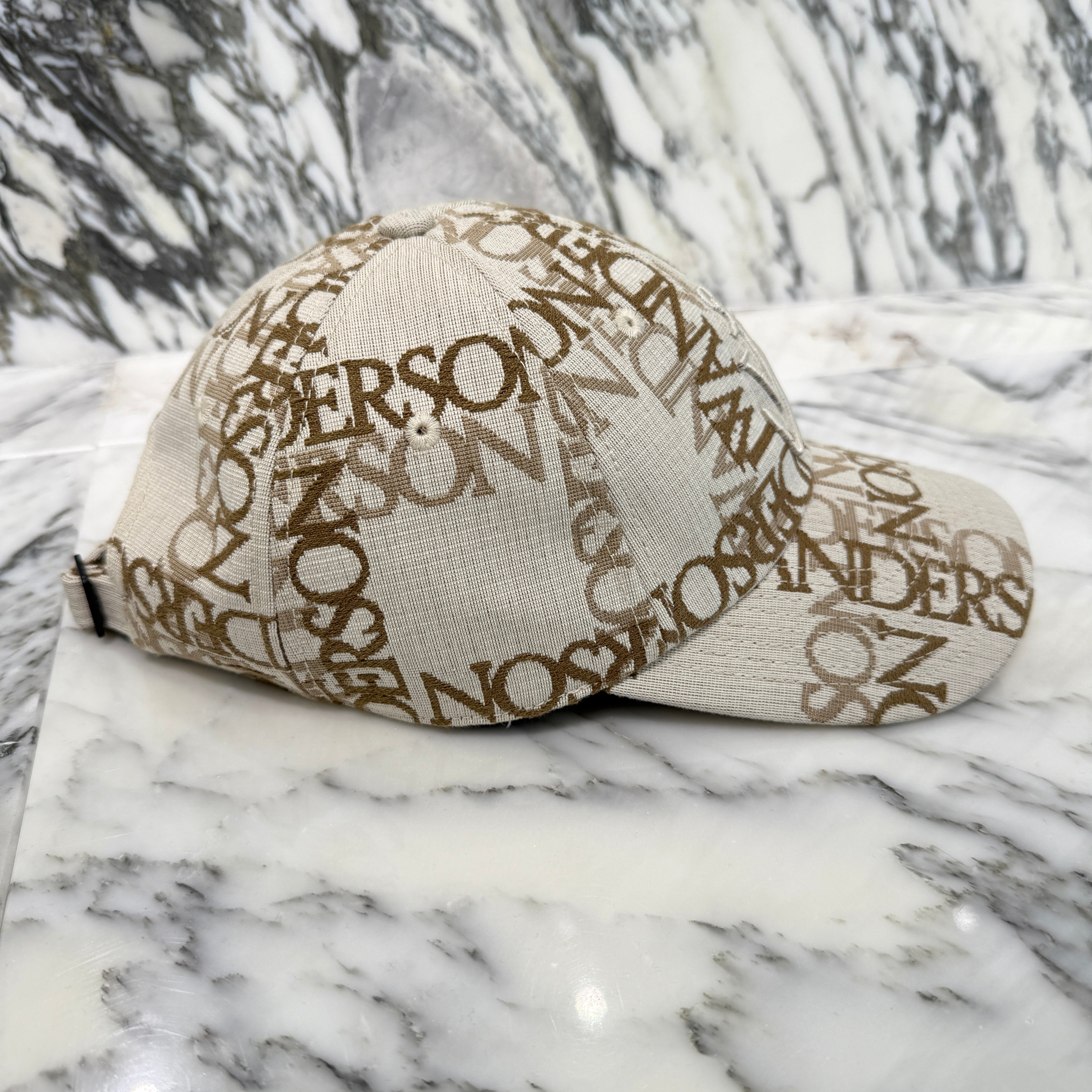 JW ANDERSON 2023SS Logo Grid Jacquard Ball Cap AC0198FA0136104 Size ONE SIZE ジェイダブリュー アンダーソン ロゴグリッド ジャカード ボールキャップ サイズONE SIZE