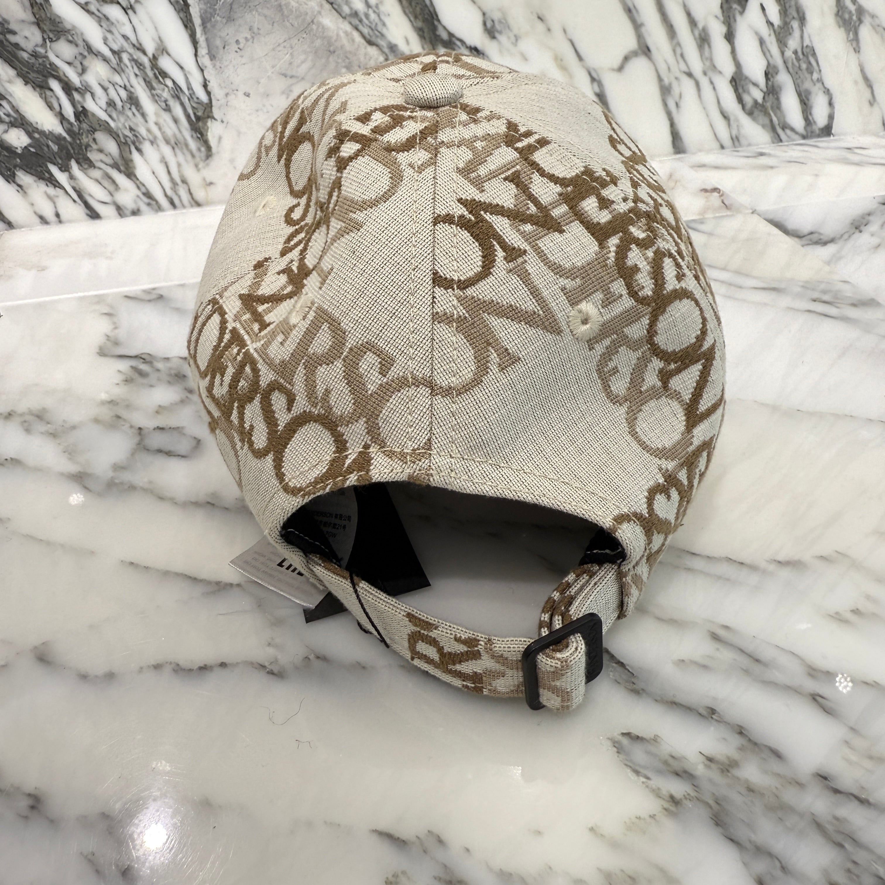 JW ANDERSON 2023SS Logo Grid Jacquard Ball Cap AC0198FA0136104 Size ONE SIZE ジェイダブリュー アンダーソン ロゴグリッド ジャカード ボールキャップ サイズONE SIZE