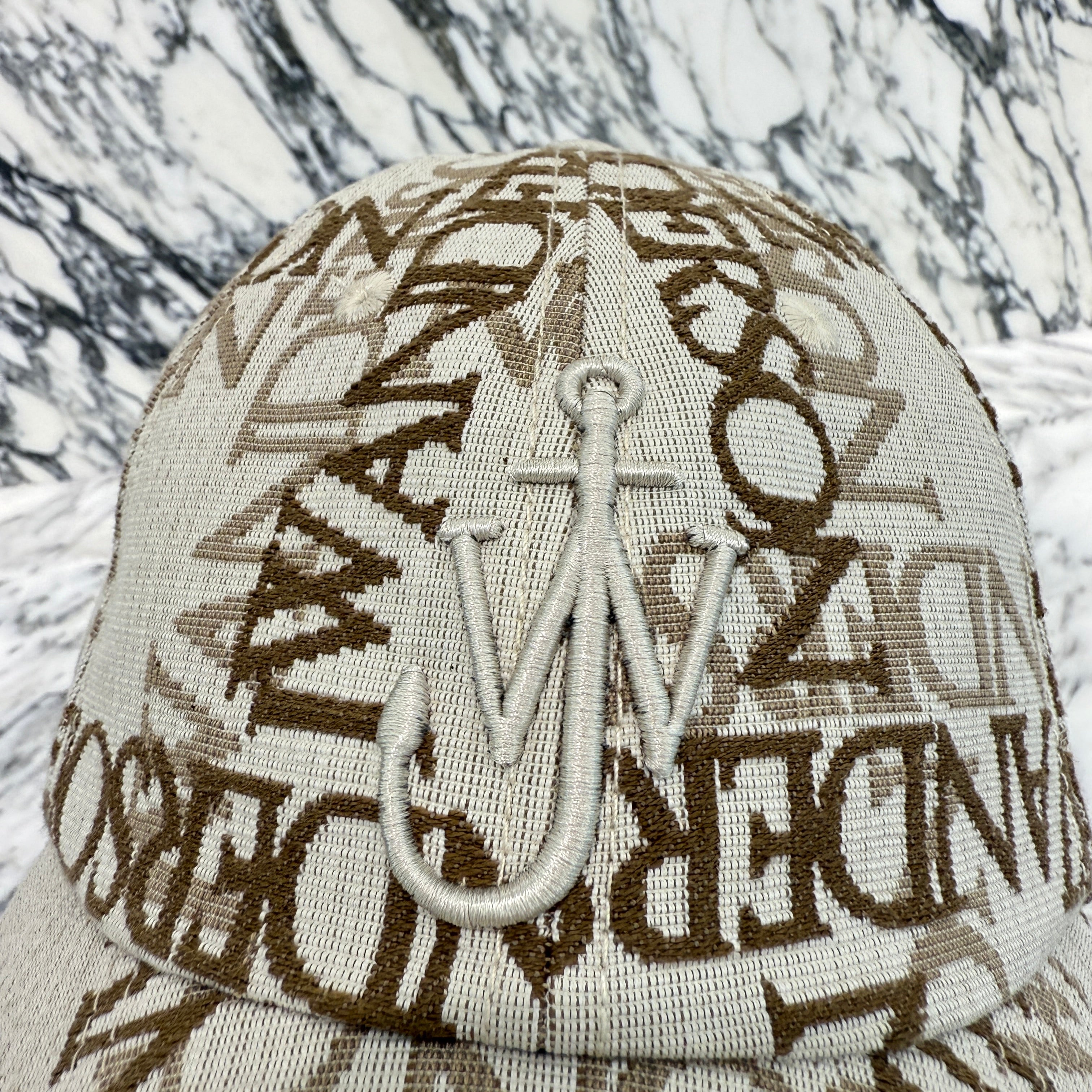 JW ANDERSON 2023SS Logo Grid Jacquard Ball Cap AC0198FA0136104 Size ONE SIZE ジェイダブリュー アンダーソン ロゴグリッド ジャカード ボールキャップ サイズONE SIZE