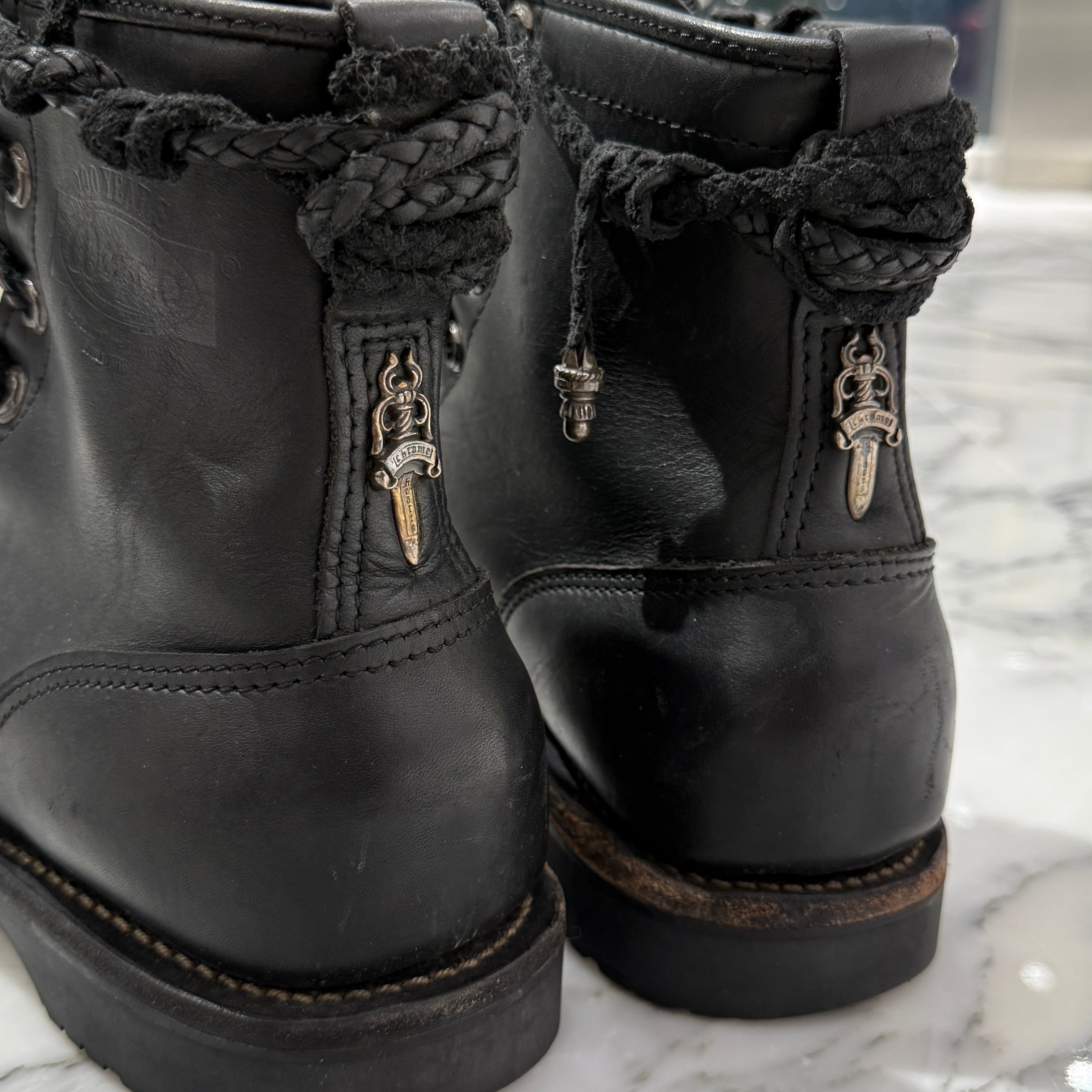 CHROME HEARTS × WESCO Custom JOBMASTER Leather Boots Size 9E(27cm) クロムハーツ × ウエスコ カスタム ジョブマスター レザーブーツ サイズ9E(27cm)