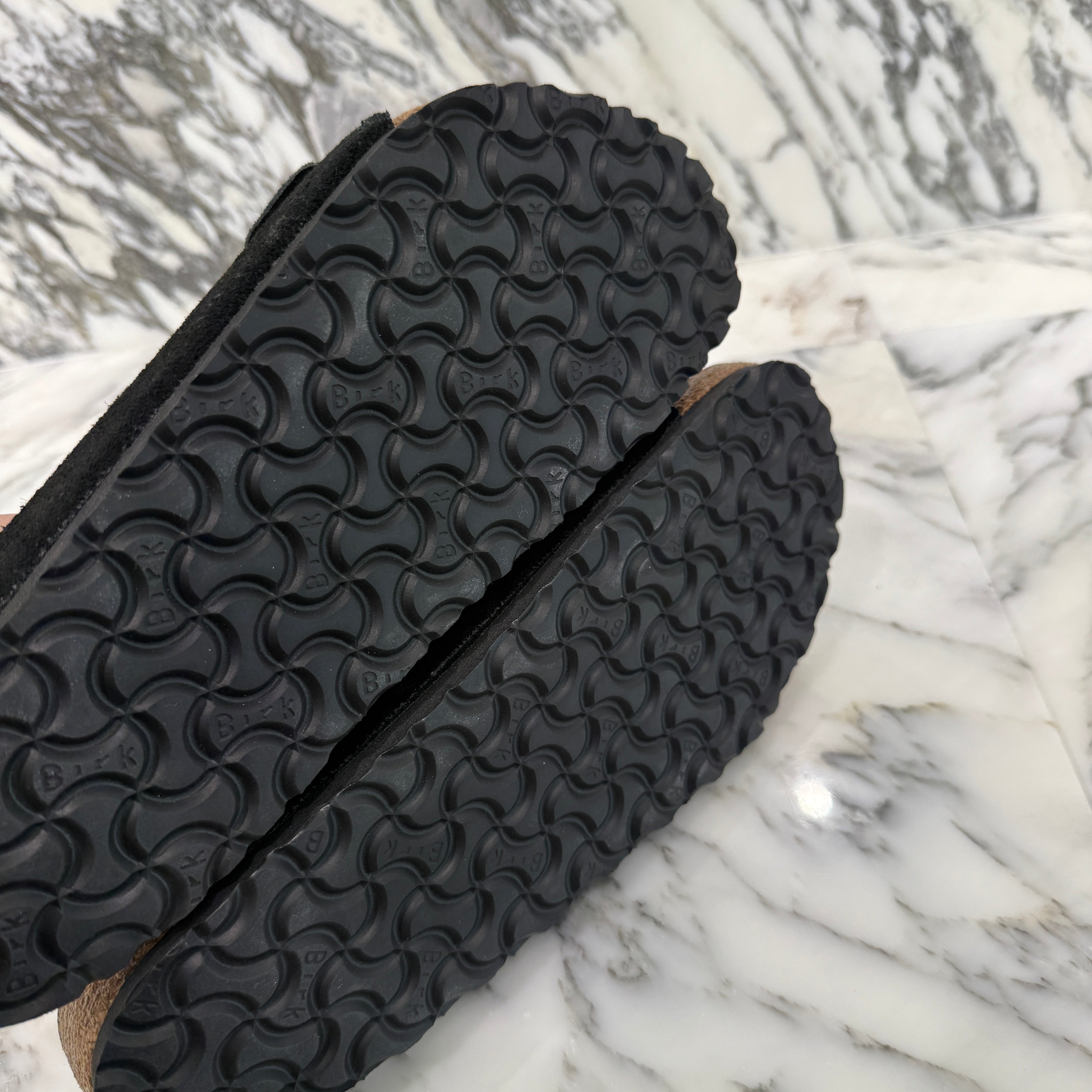 CHROME HEARTS × BIRKENSTOCK Gunslinger Buckle Arizona Suede Leather Sandals Size 43クロムハーツ × ビルケンシュトック ガンスリンガーバックル アリゾナ スエードレザー サンダル サイズ43