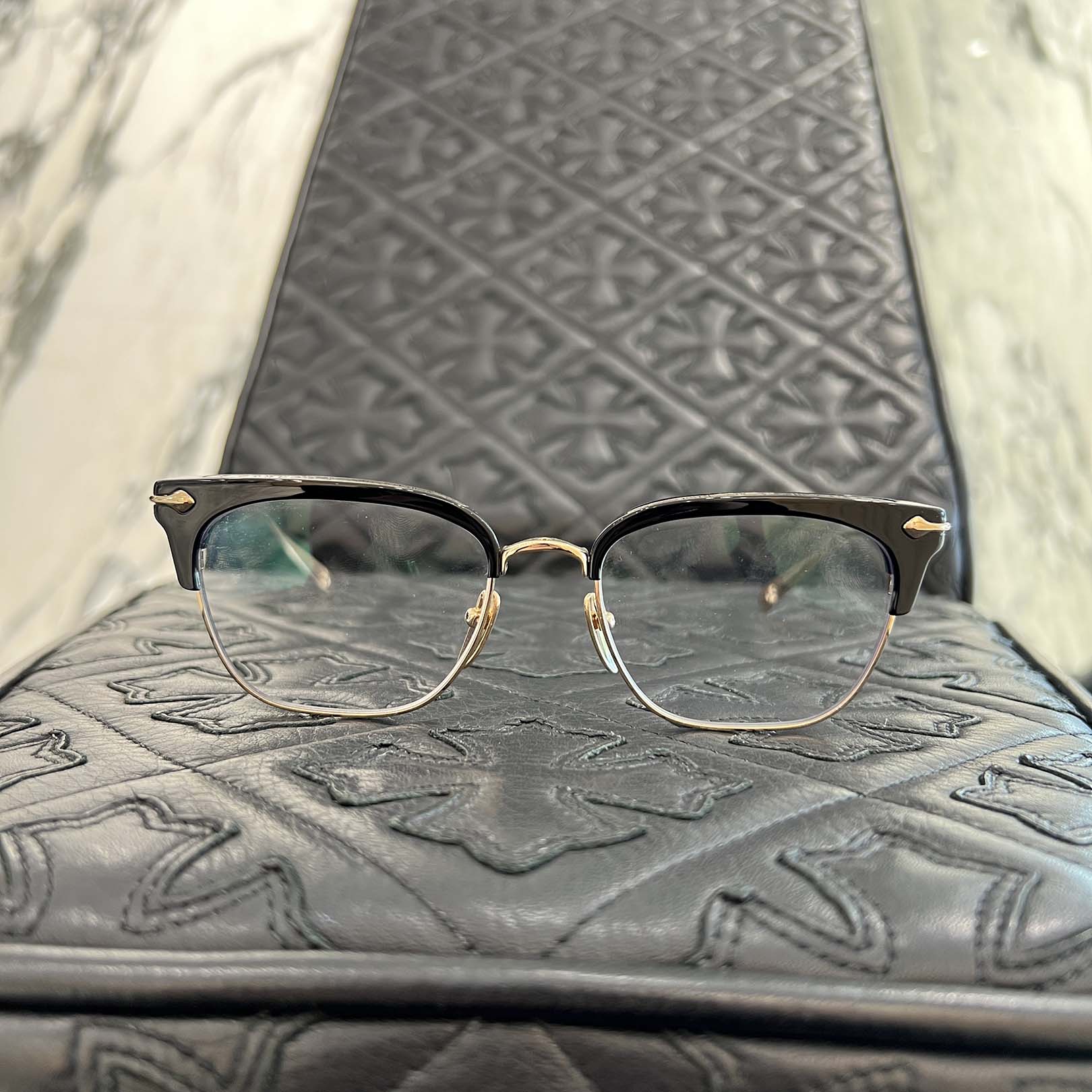 CHROME HEARTS SLUNTRADICTION Sunglasses Size 54口19-148 クロム