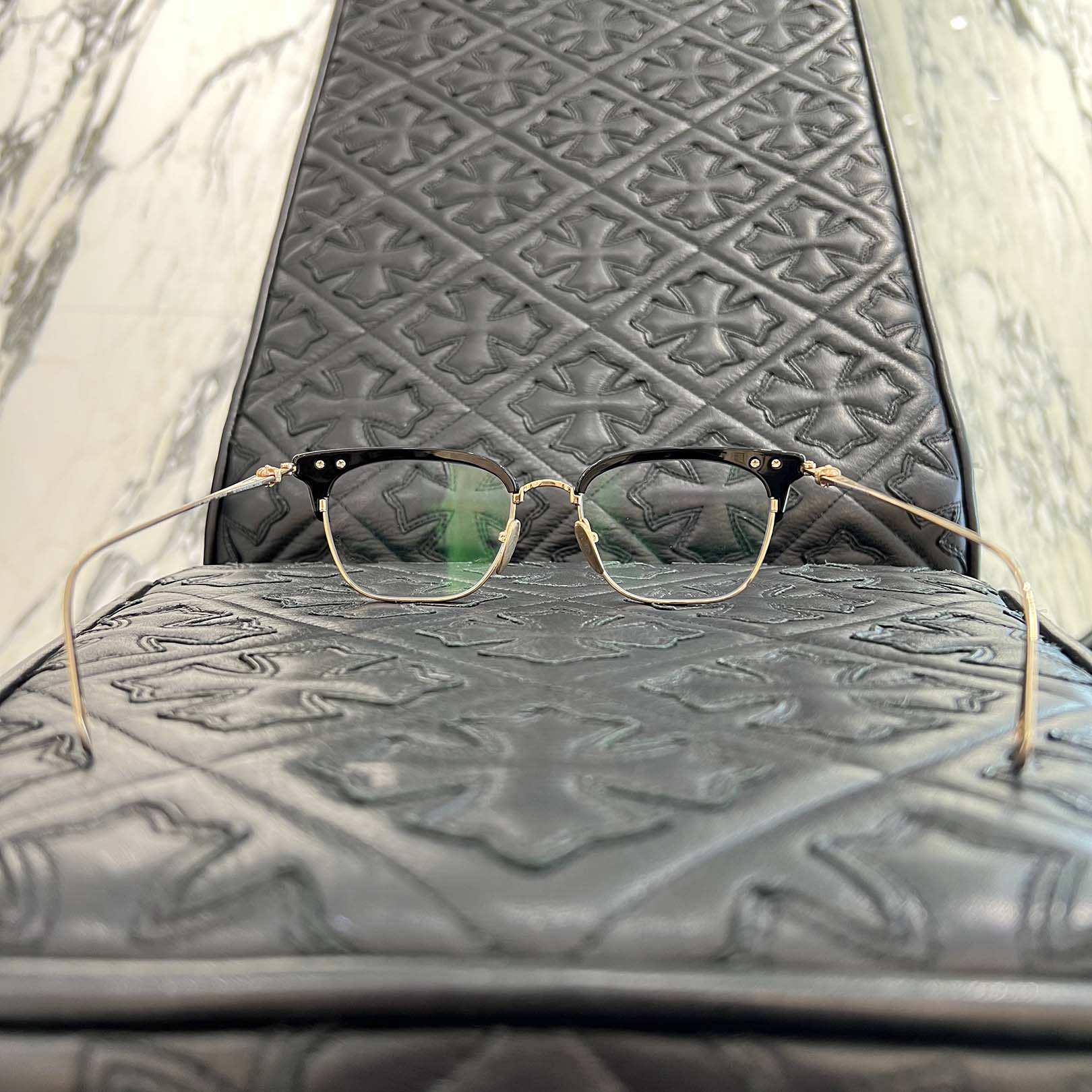 CHROME HEARTS SLUNTRADICTION Sunglasses Size 54口19-148 クロム