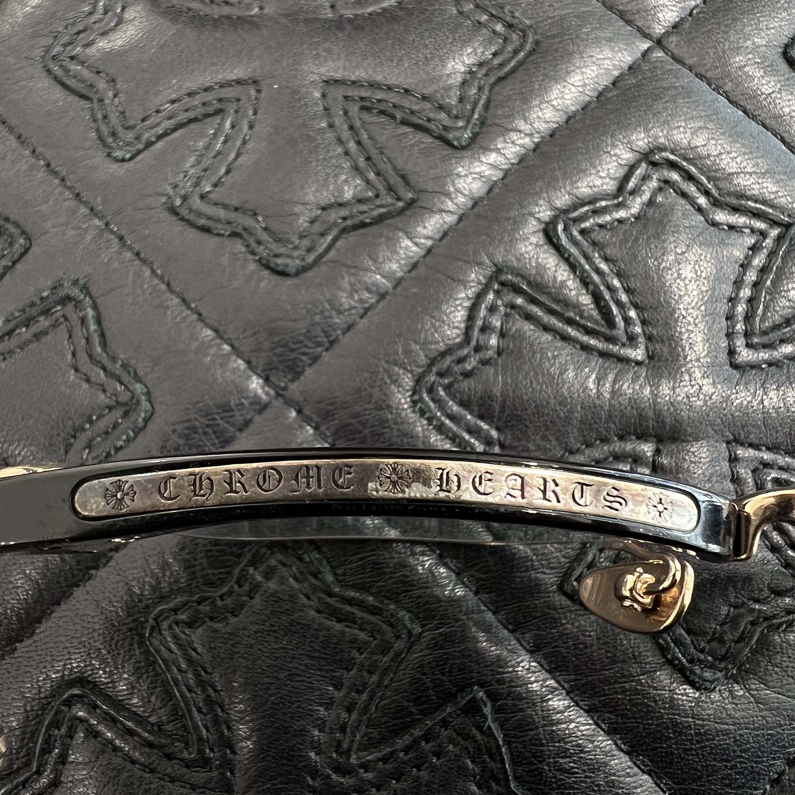 CHROME HEARTS SLUNTRADICTION Sunglasses Size 54口19-148 クロム