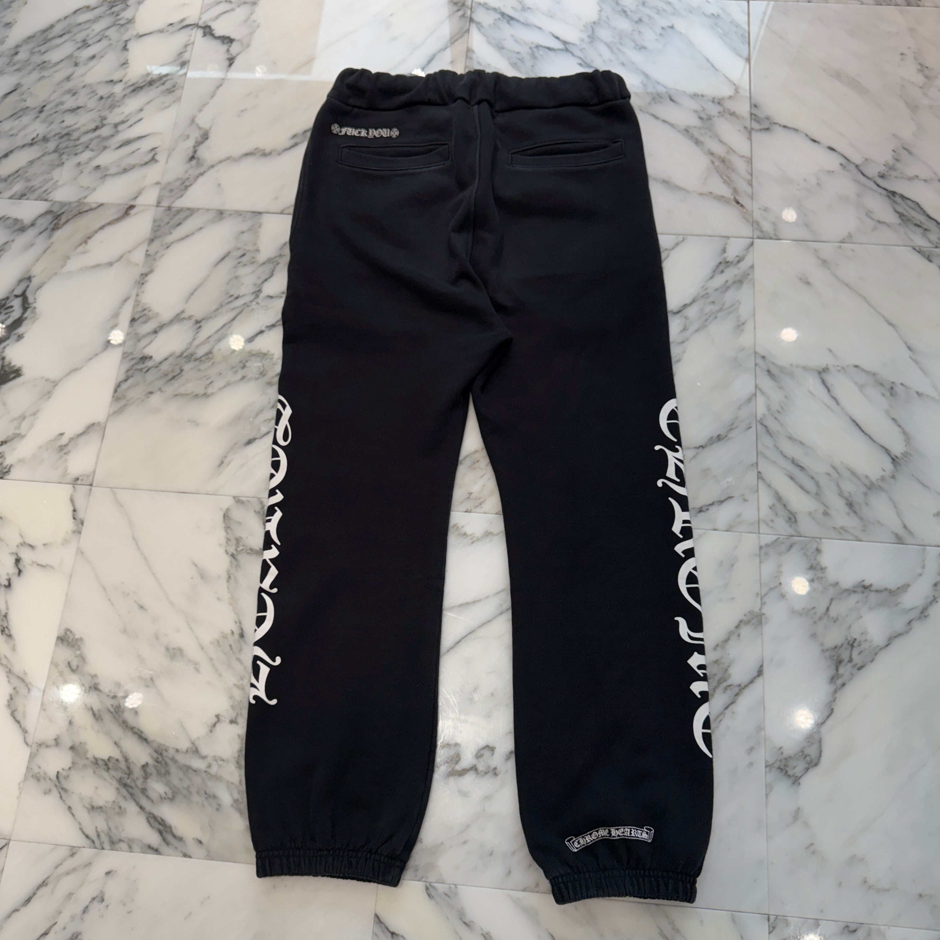 CHROME HEARTS Horseshoe Side Logo Sweat Long Pants Size S クロムハーツ ホースシュー サイドロゴ スウェットロングパンツ サイズS
