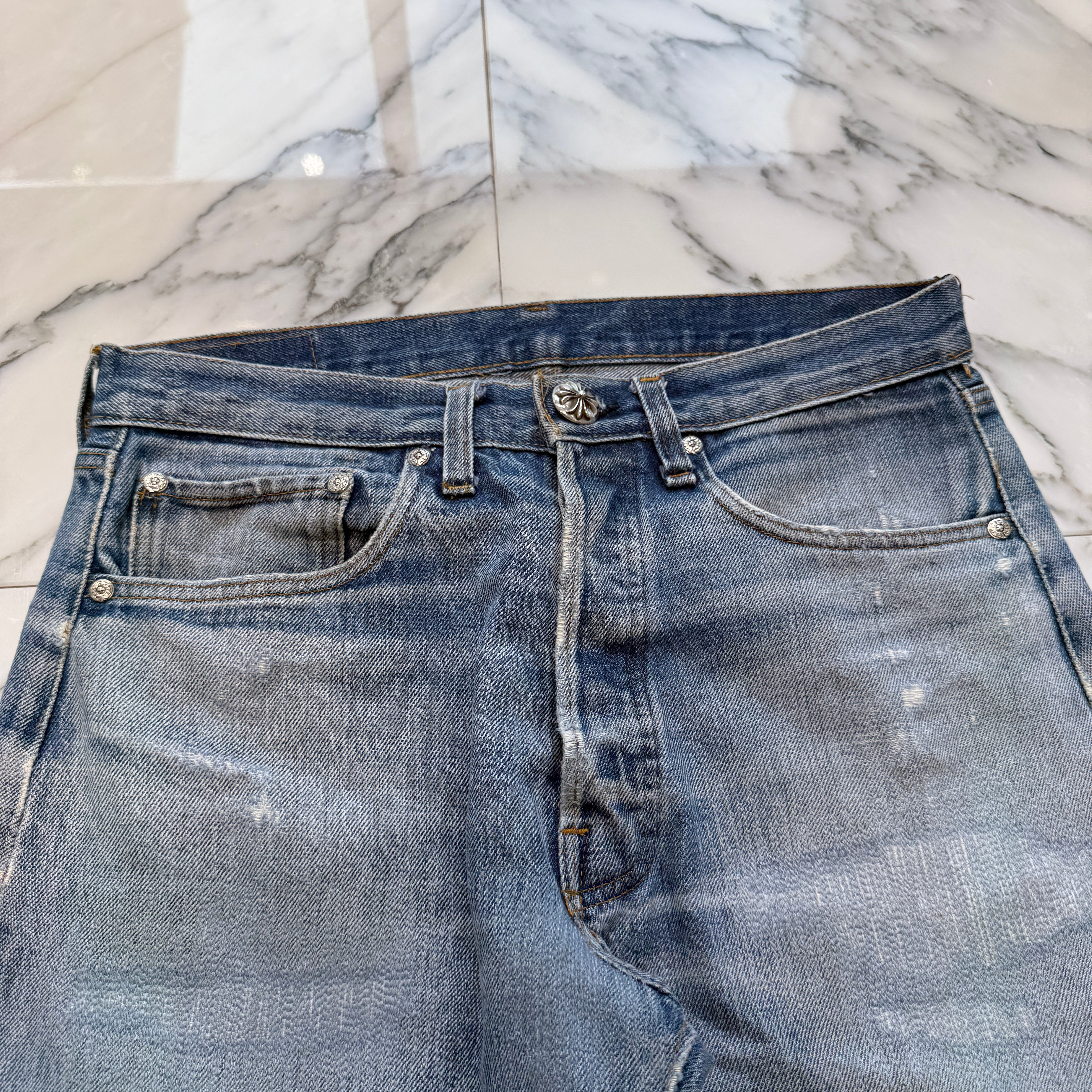 CHROME HEARTS × Levi's Body VNTG Straight Denim Pants Size 32 クロムハーツ × リーバイスボディ ヴィンテージ ストレート デニムパンツ サイズ32