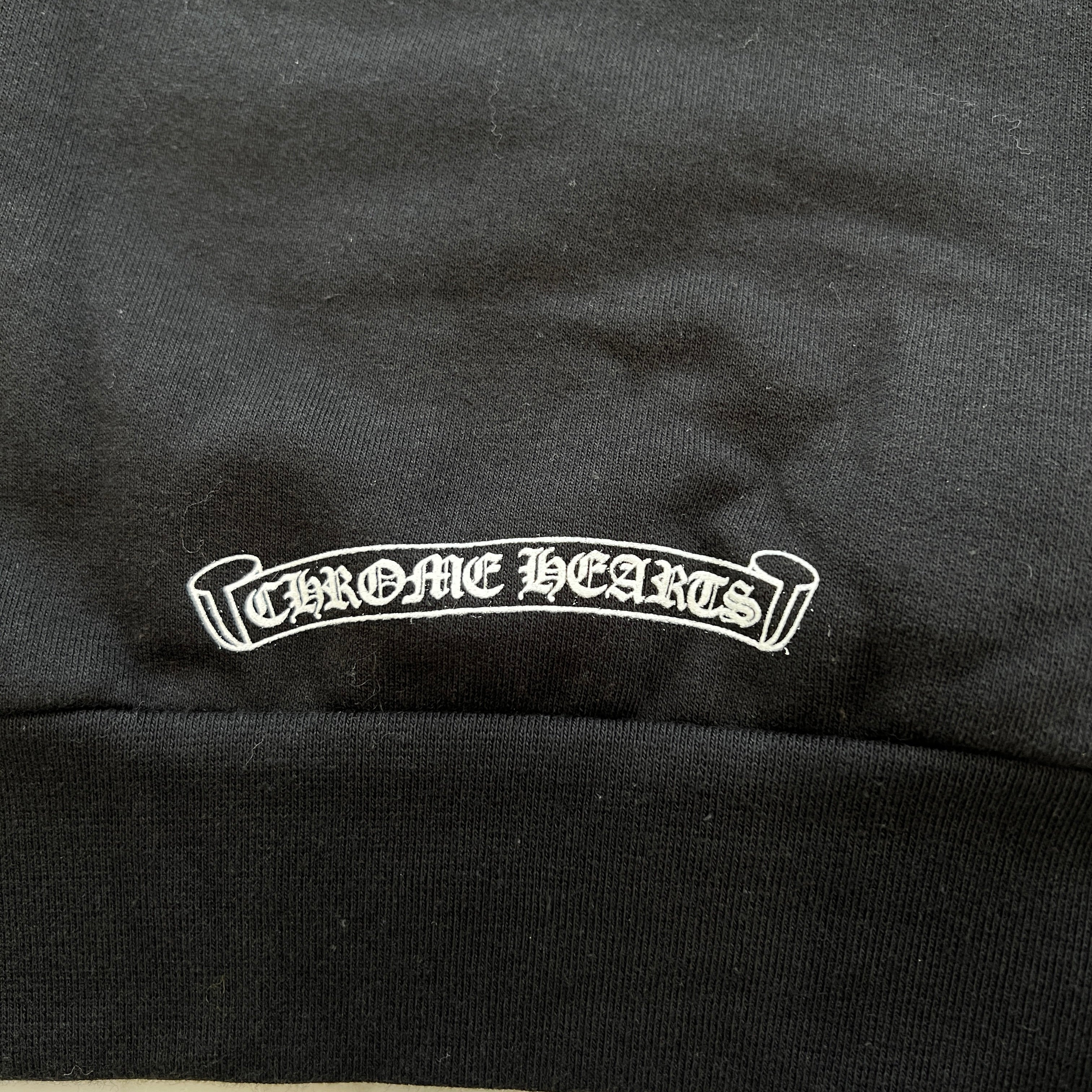 CHROME HEARTS Back Arch USA Logo Hoodie Size L クロムハーツ バックアーチ USA ロゴ フーディー サイズL