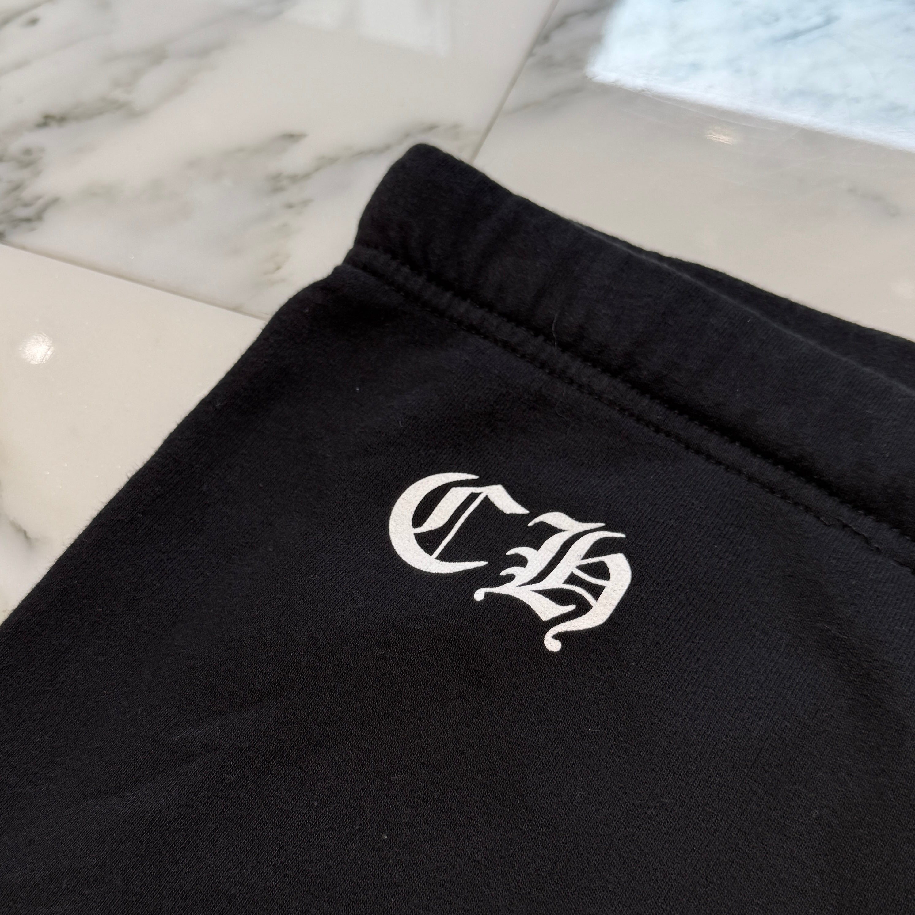 CHROME HEARTS CH Cemetery Cross Print Sweat Long Pants Size M クロムハーツ CH セメタリー クロス プリント スウェットロングパンツ サイズM