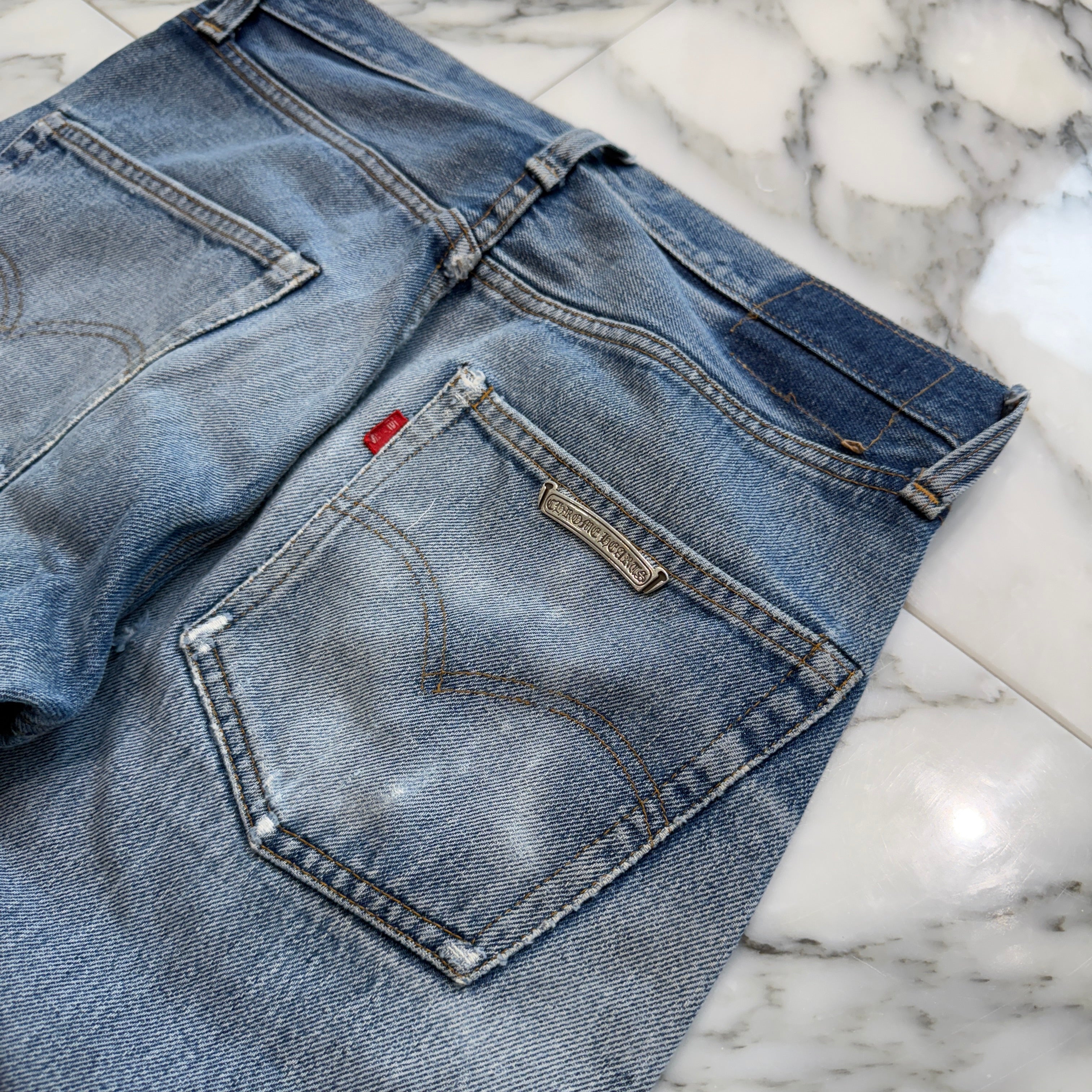 CHROME HEARTS × Levi's Body VNTG Straight Denim Pants Size 32 クロムハーツ × リーバイスボディ ヴィンテージ ストレート デニムパンツ サイズ32