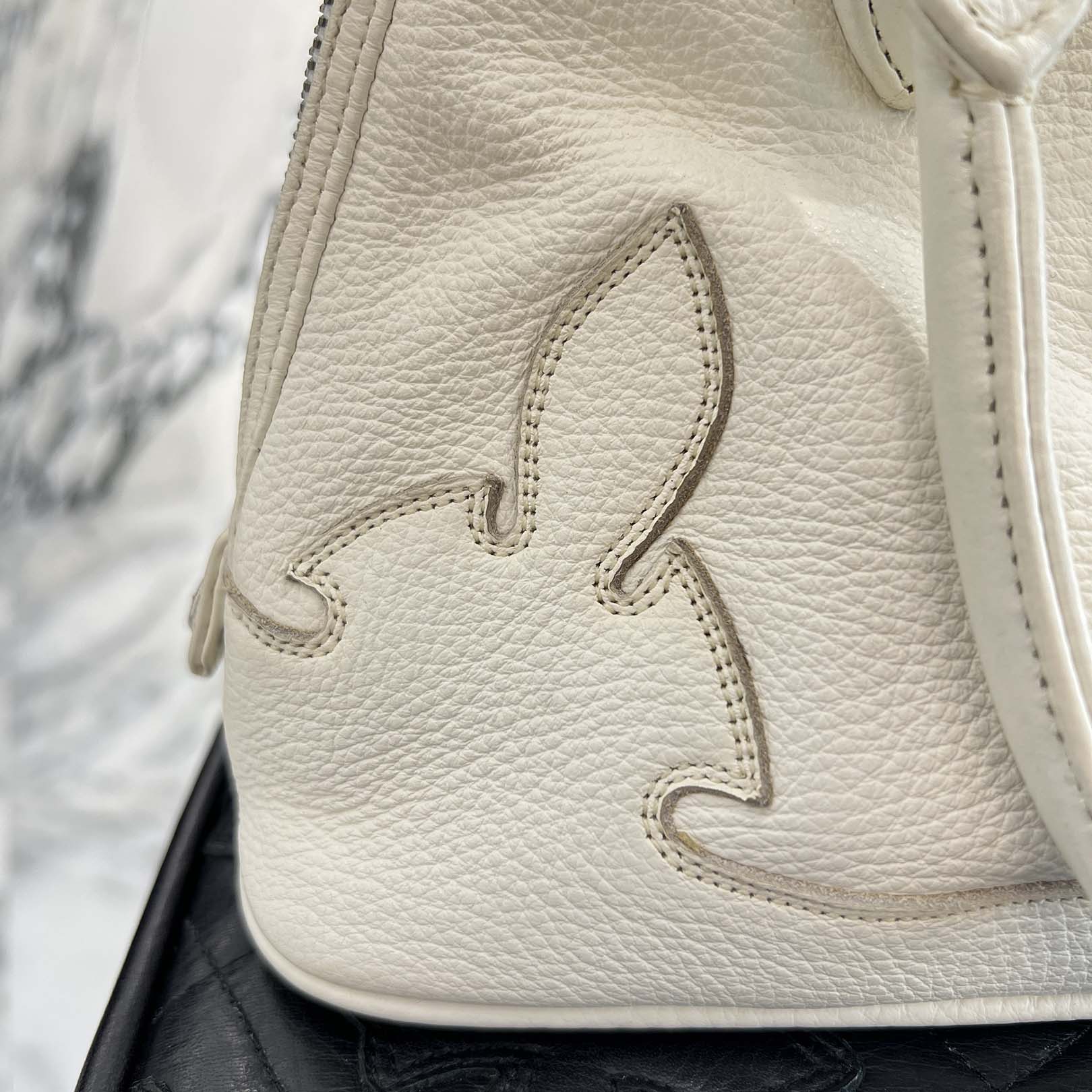 CHROME HEARTS Mini Slouch Silver Cross Leather Shoulder Bag クロムハーツ ミニ スラウチ シルバー クロス レザー ショルダーバッグ