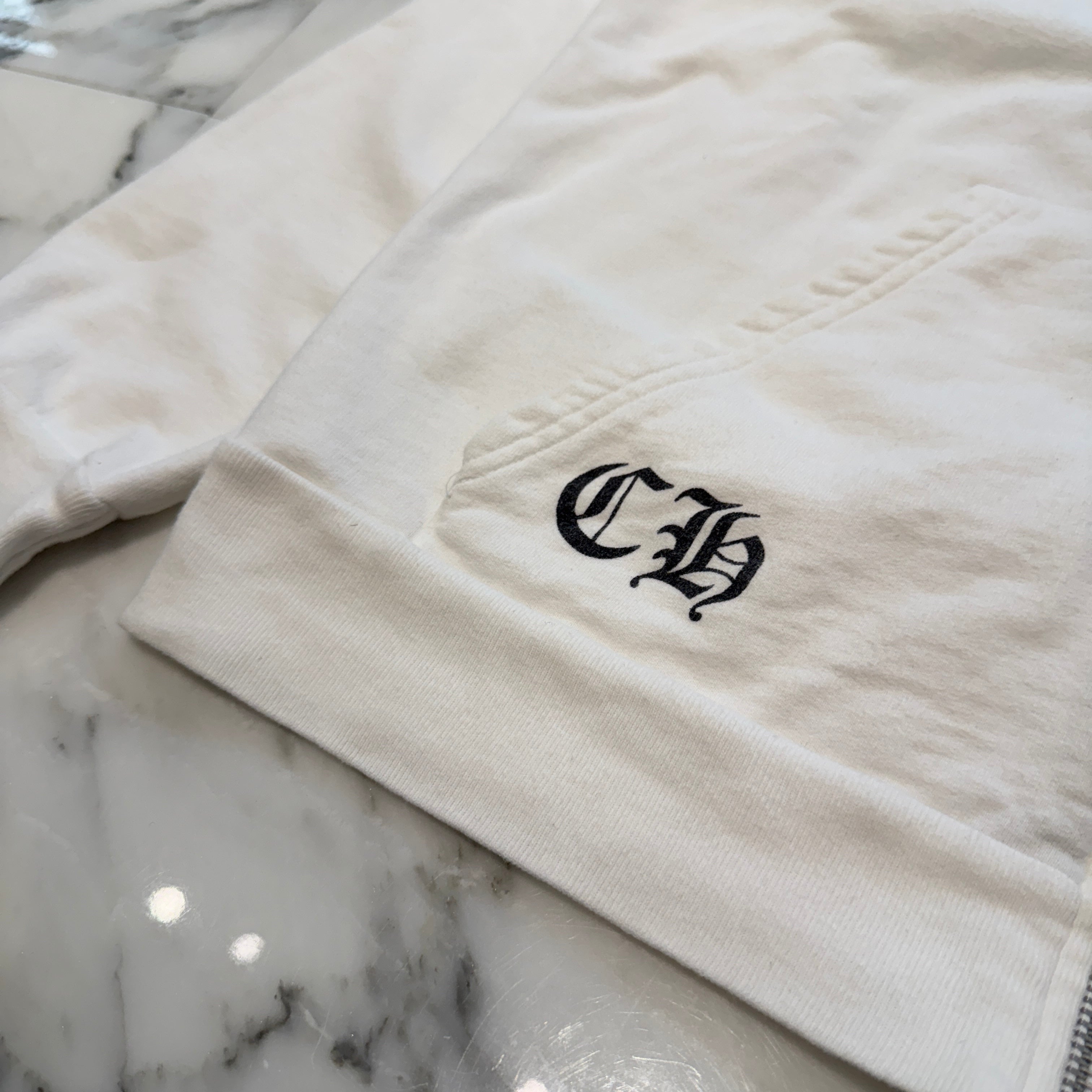 CHROME HEARTS Made In Hollywood Vertical Logo Zip Up Hoodie Size L クロムハーツ メイドインハリウッド ヴァーティカルロゴ ジップアップフーディ サイズL