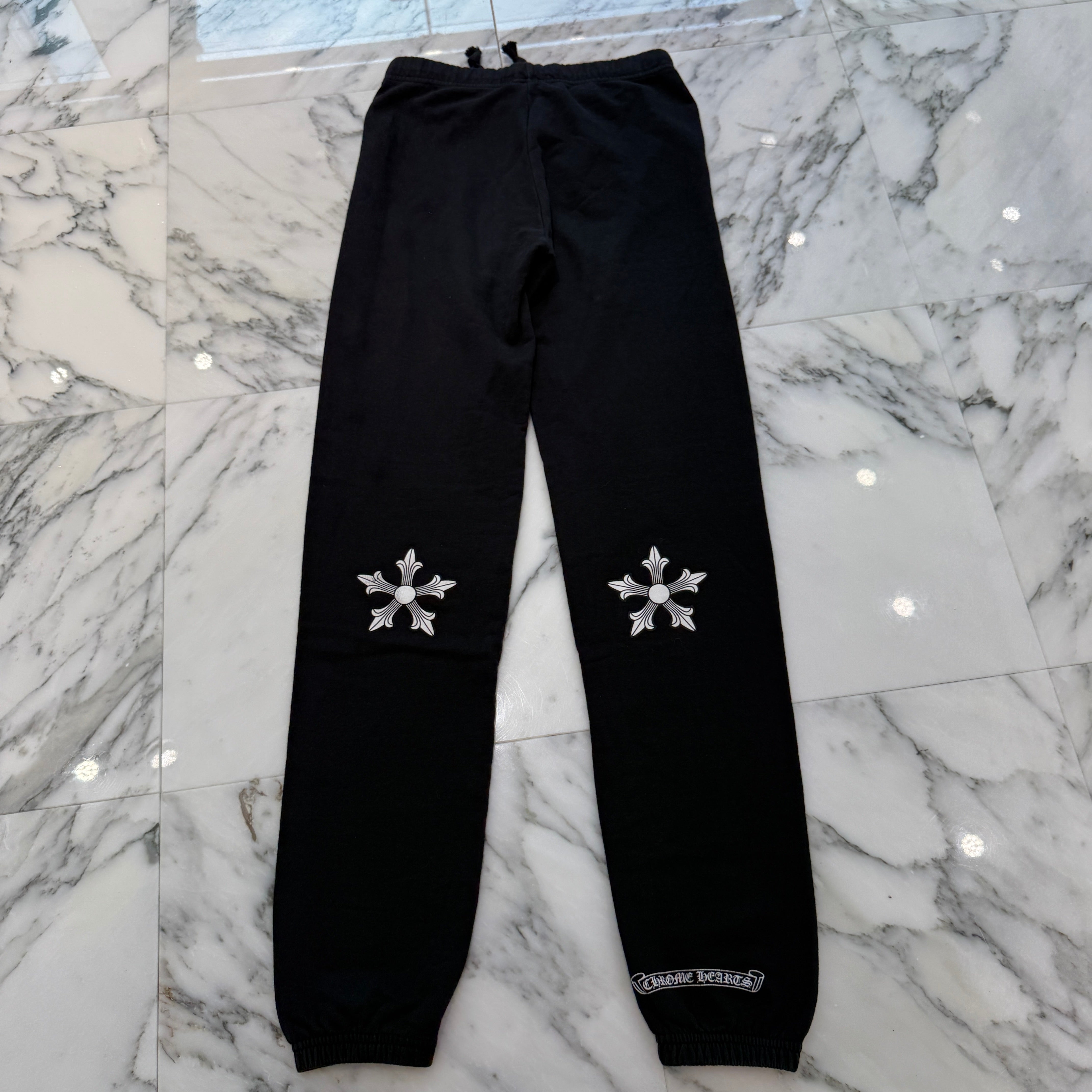 CHROME HEARTS Star Cross Print Sweat Long Pants Size S クロムハーツ スタークロス プリント スウェットロングパンツ サイズS