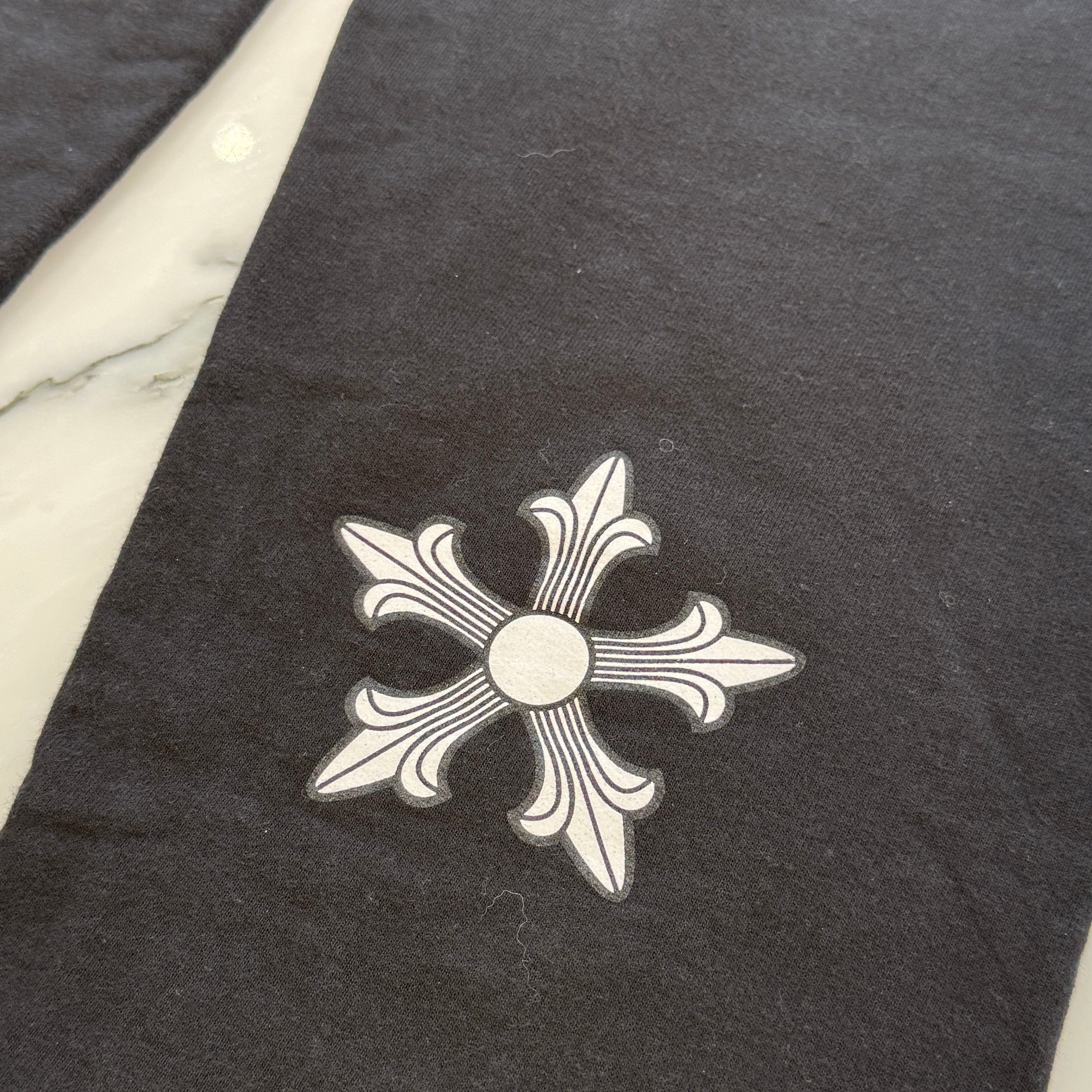 CHROME HEARTS Star Cross Print Sweat Long Pants Size S クロムハーツ スタークロス プリント スウェットロングパンツ サイズS